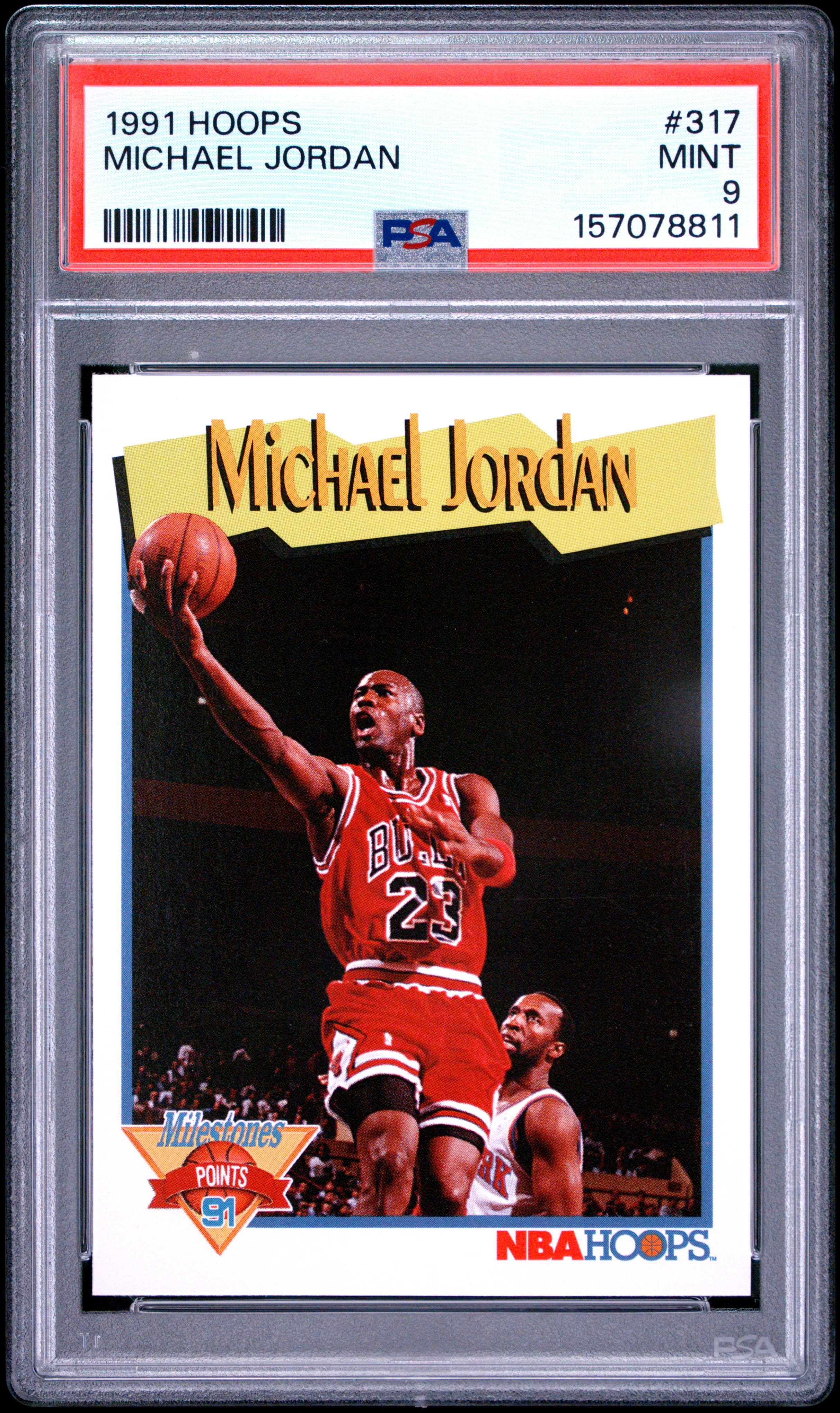 1991 HOOPS MICHAEL JORDAN #317 MINT 9 157078811
