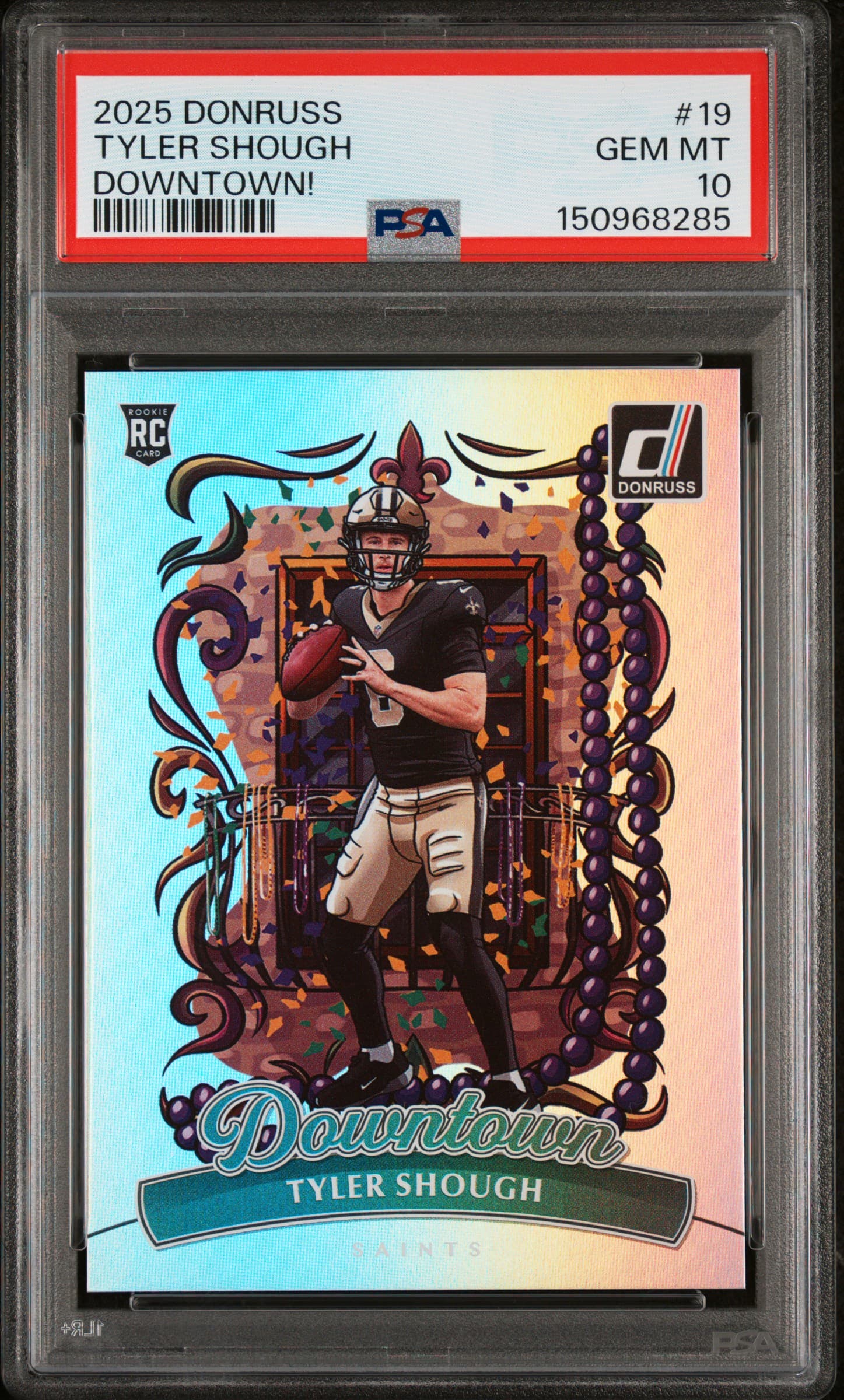2025 PANINI DONRUSS DOWNTOWN TYLER SHOUGH #19 GEM MT 10 150968285