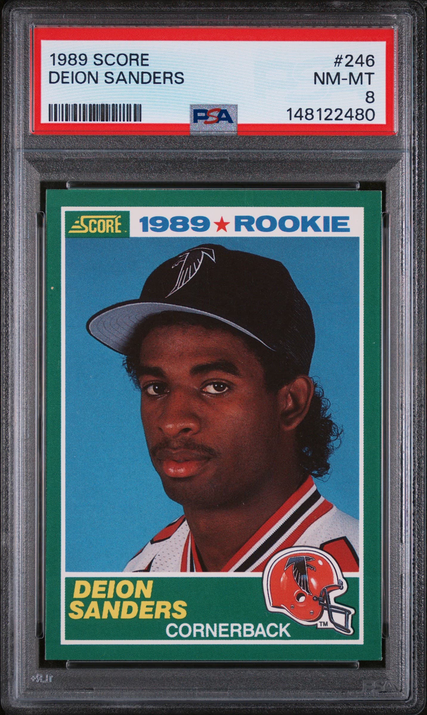 1989 SCORE DEION SANDERS #246 NM-MT 8 148122480