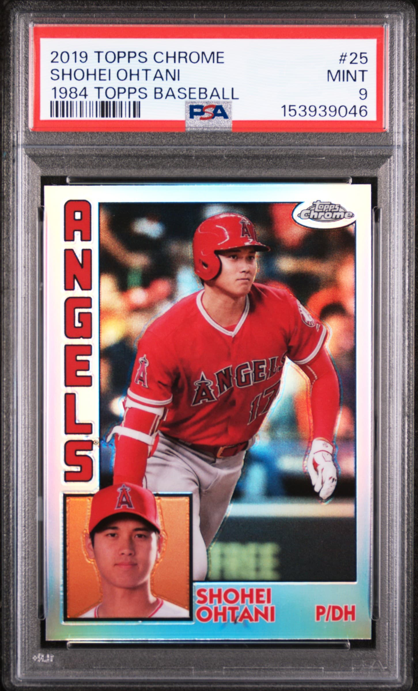 2019 TOPPS CHROME 1984 TOPPS BASEBALL SHOHEI OHTANI #25 1984 TOPPS BASEBALL MINT 9 153939046