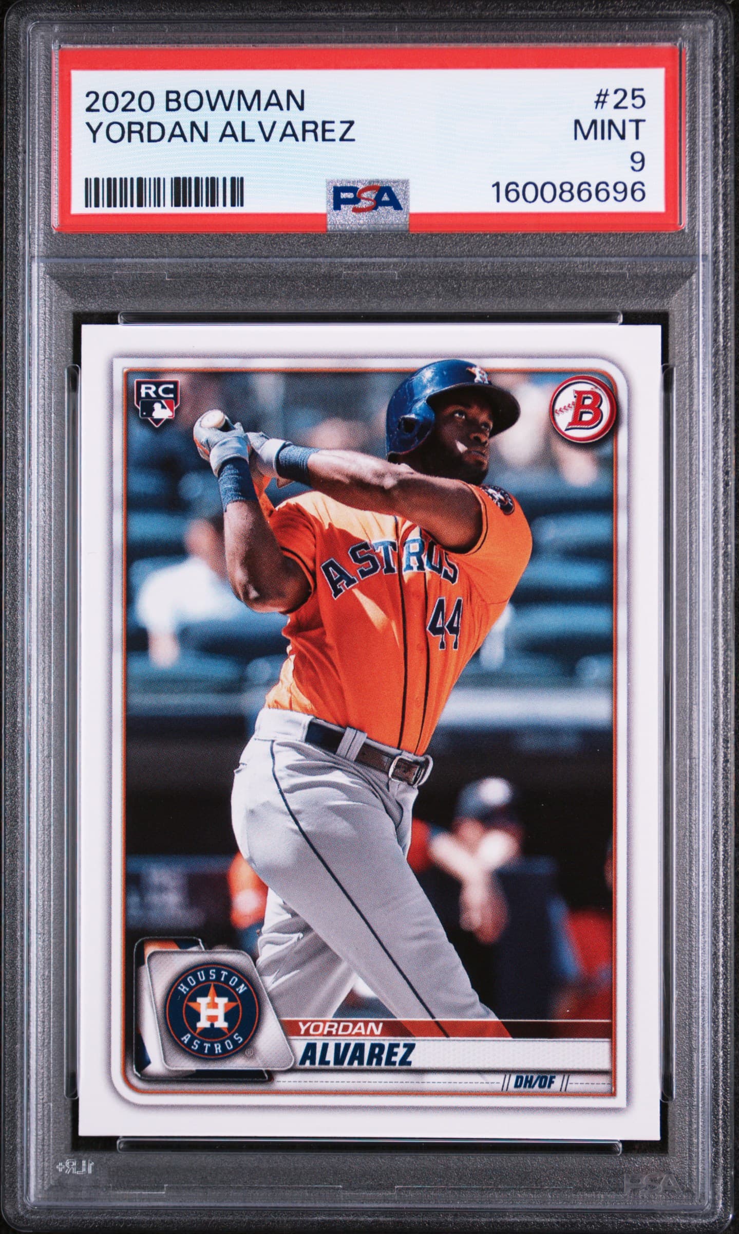 2020 BOWMAN YORDAN ALVAREZ #25 MINT 9 160086696