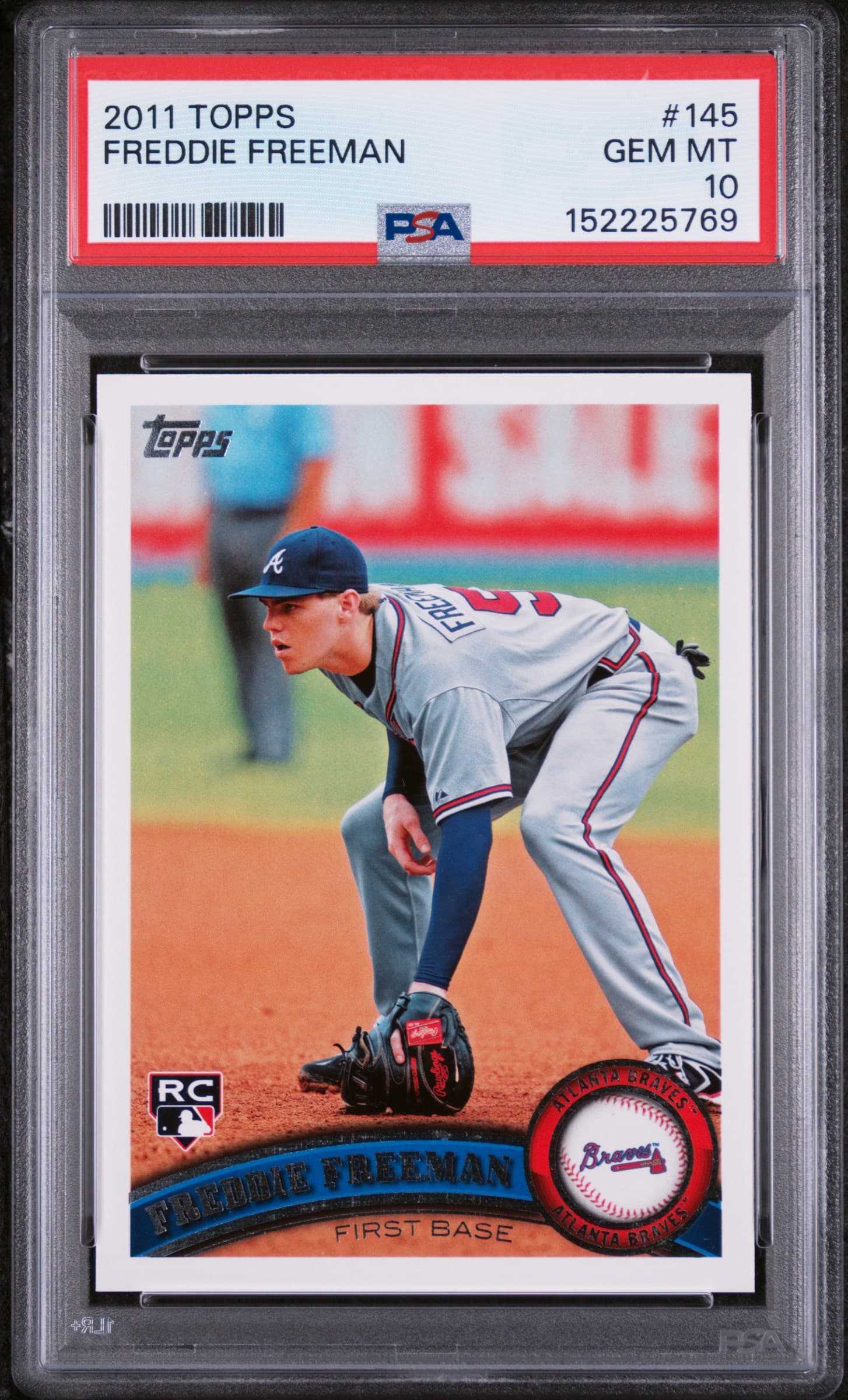 2011 TOPPS FREDDIE FREEMAN #145 GEM MT 10 152225769
