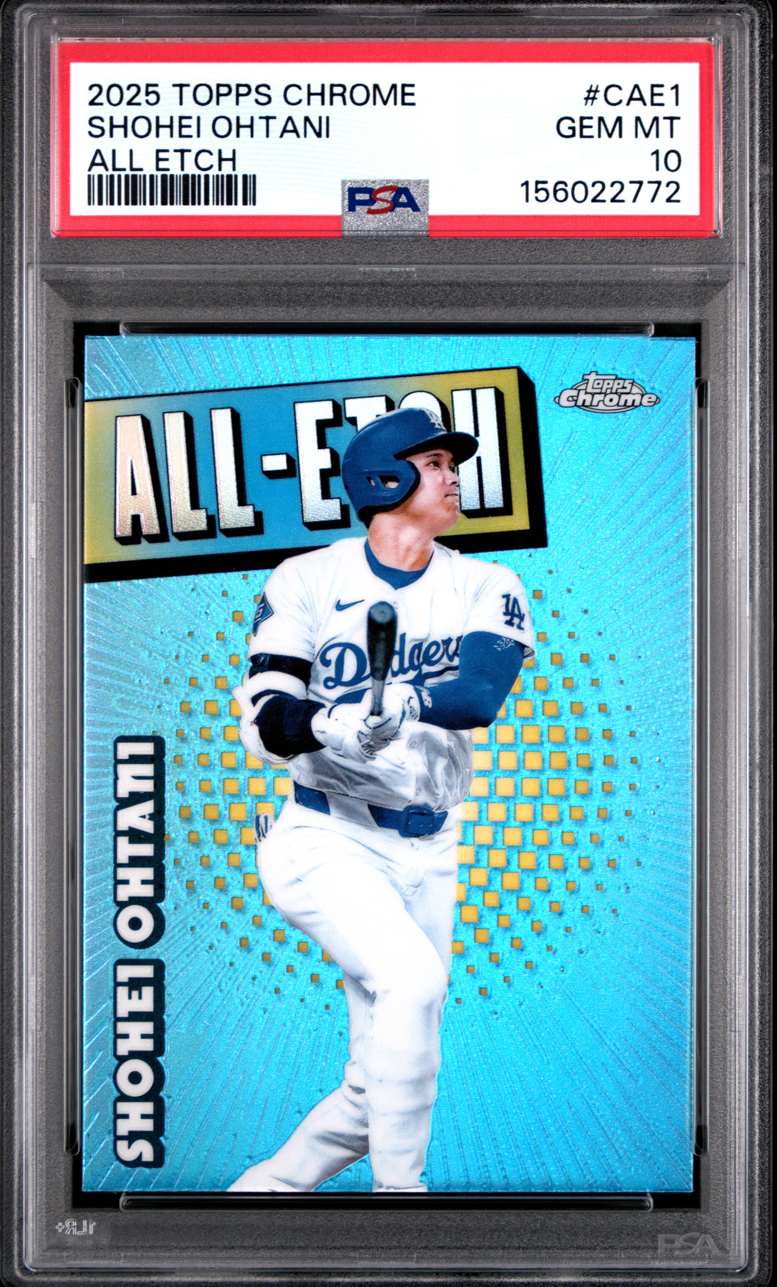 2025 TOPPS CHROME ALL ETCH SHOHEI OHTANI #CAE1 GEM MT 10 156022772