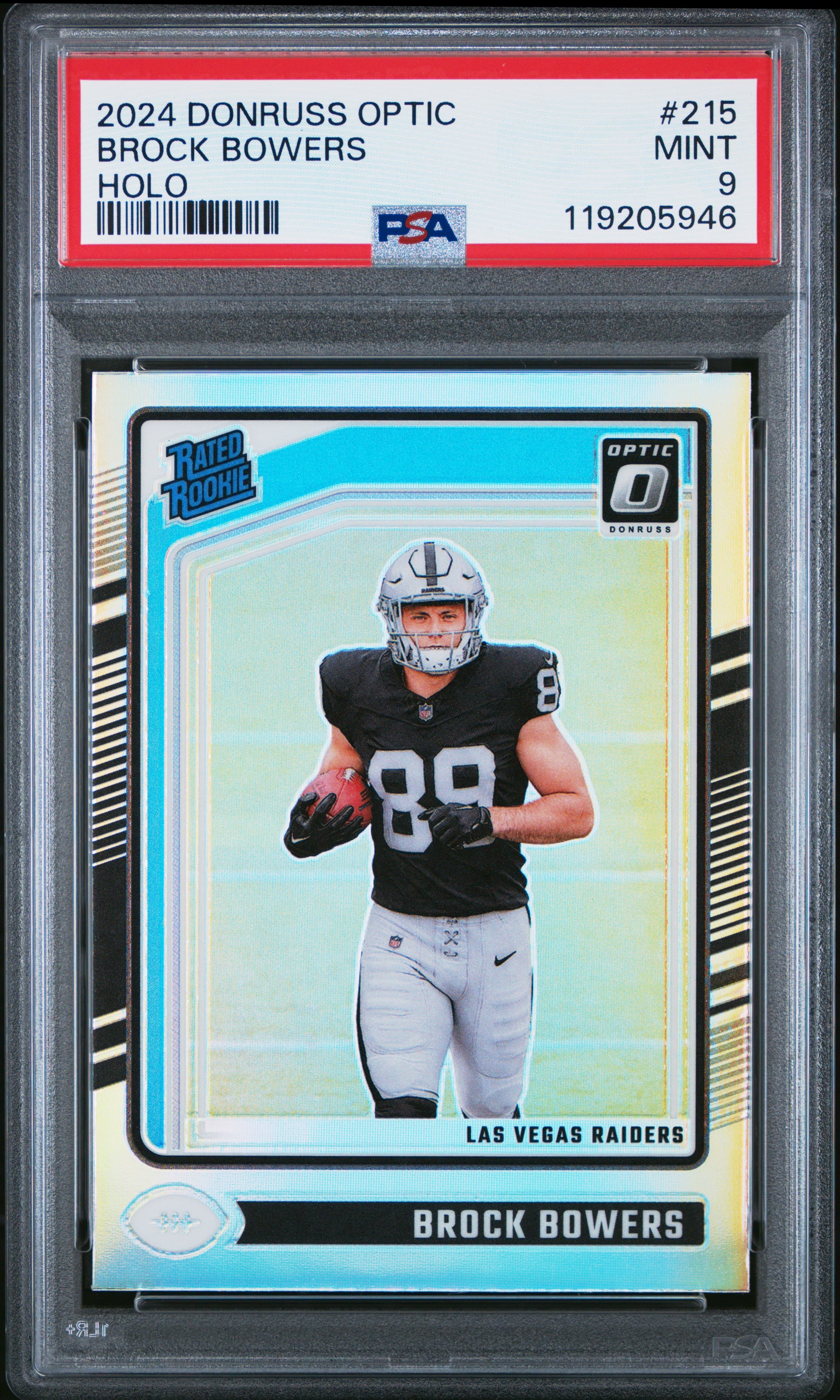 2024 PANINI DONRUSS OPTIC BROCK BOWERS #215 HOLO MINT 9 119205946