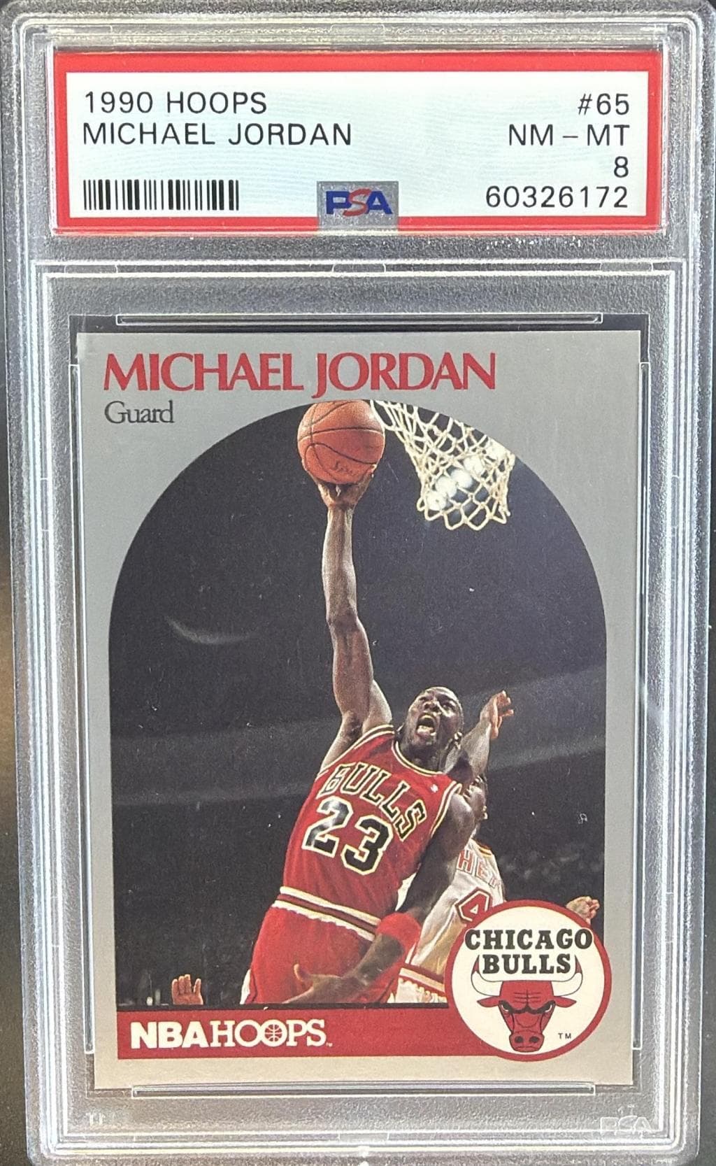 1990 HOOPS MICHAEL JORDAN #65 NM-MT 8 60326172