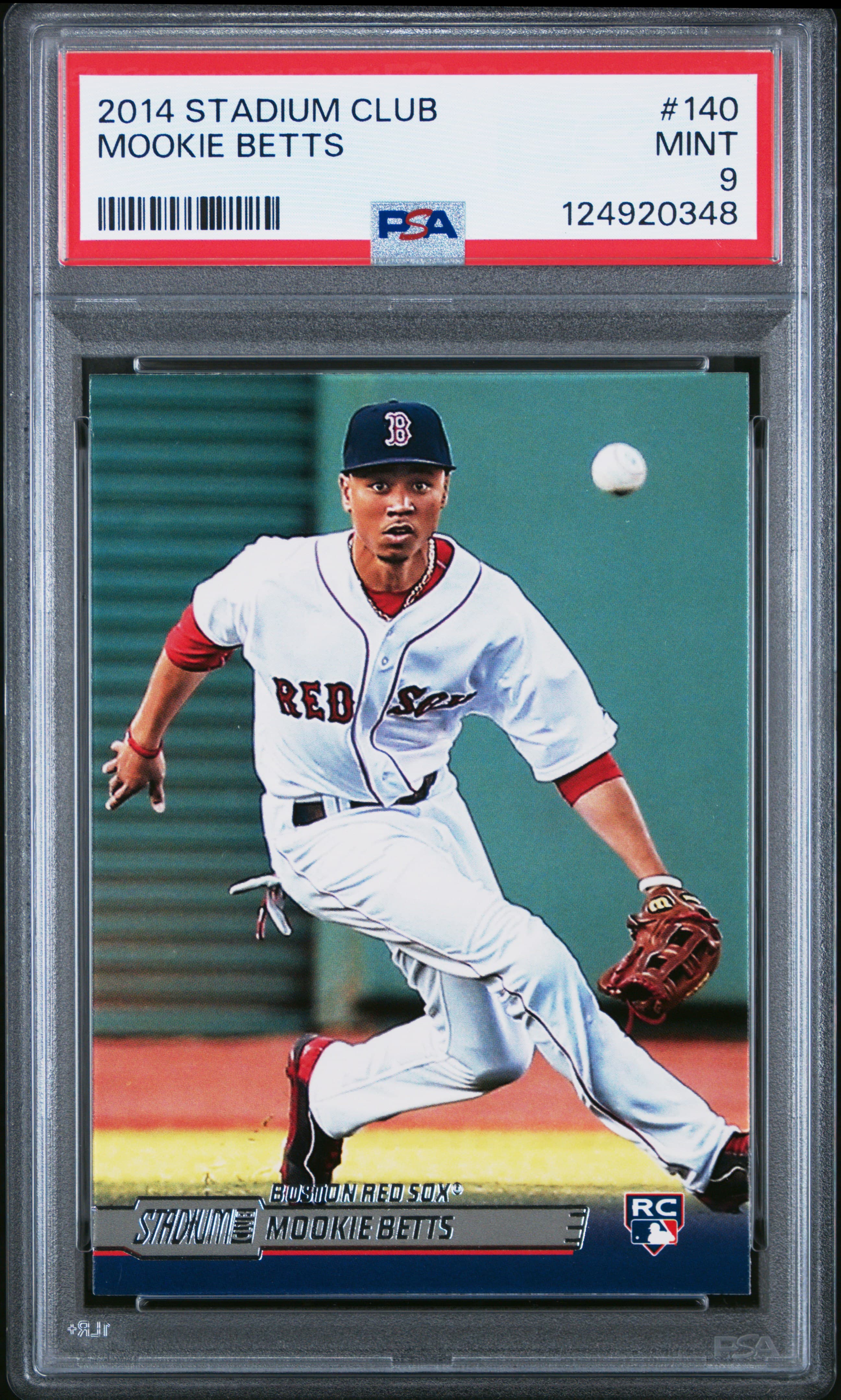 2014 STADIUM CLUB MOOKIE BETTS #140 MINT 9 124920348