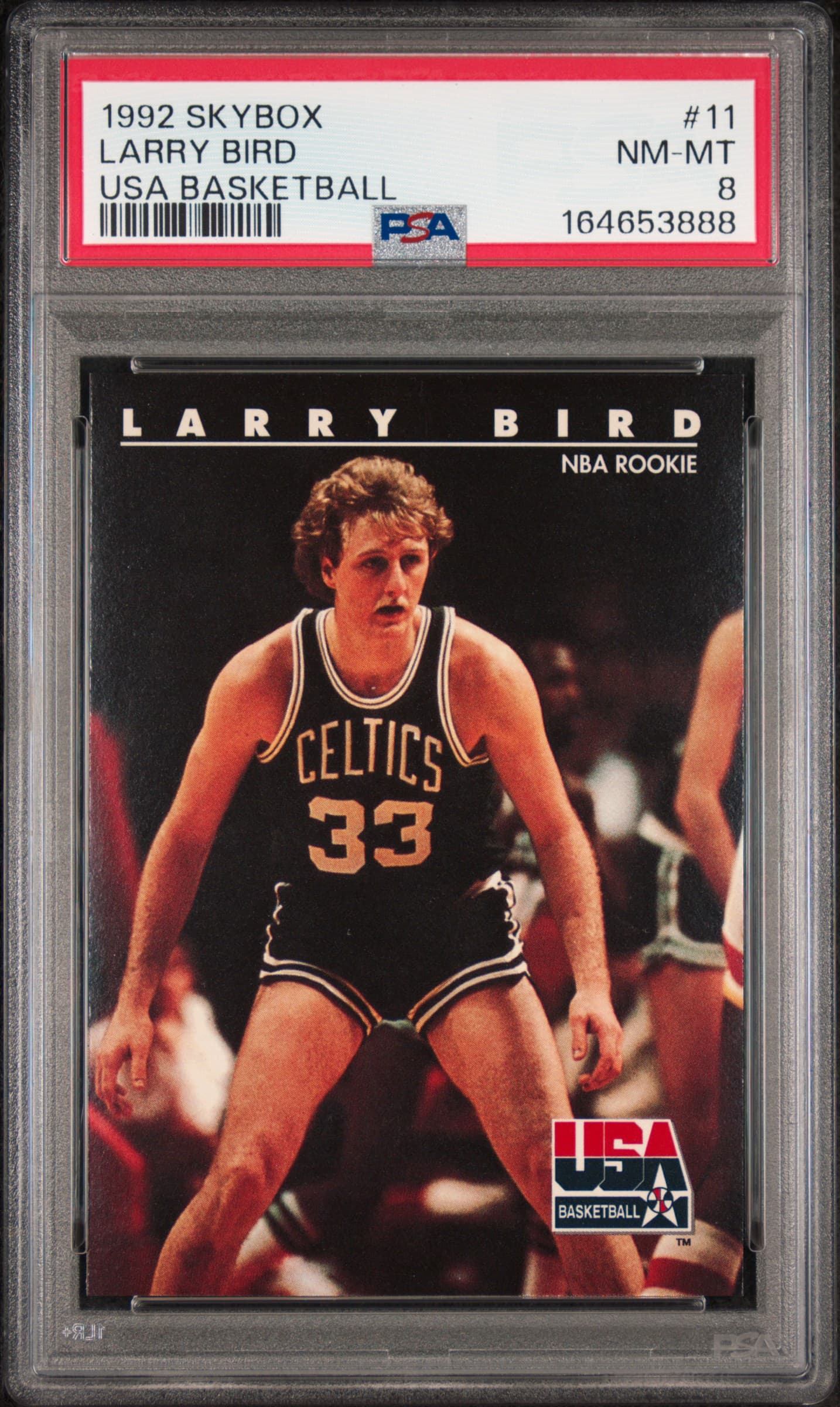 1992 SKYBOX USA BASKETBALL LARRY BIRD #11 USA BASKETBALL NM-MT 8 164653888
