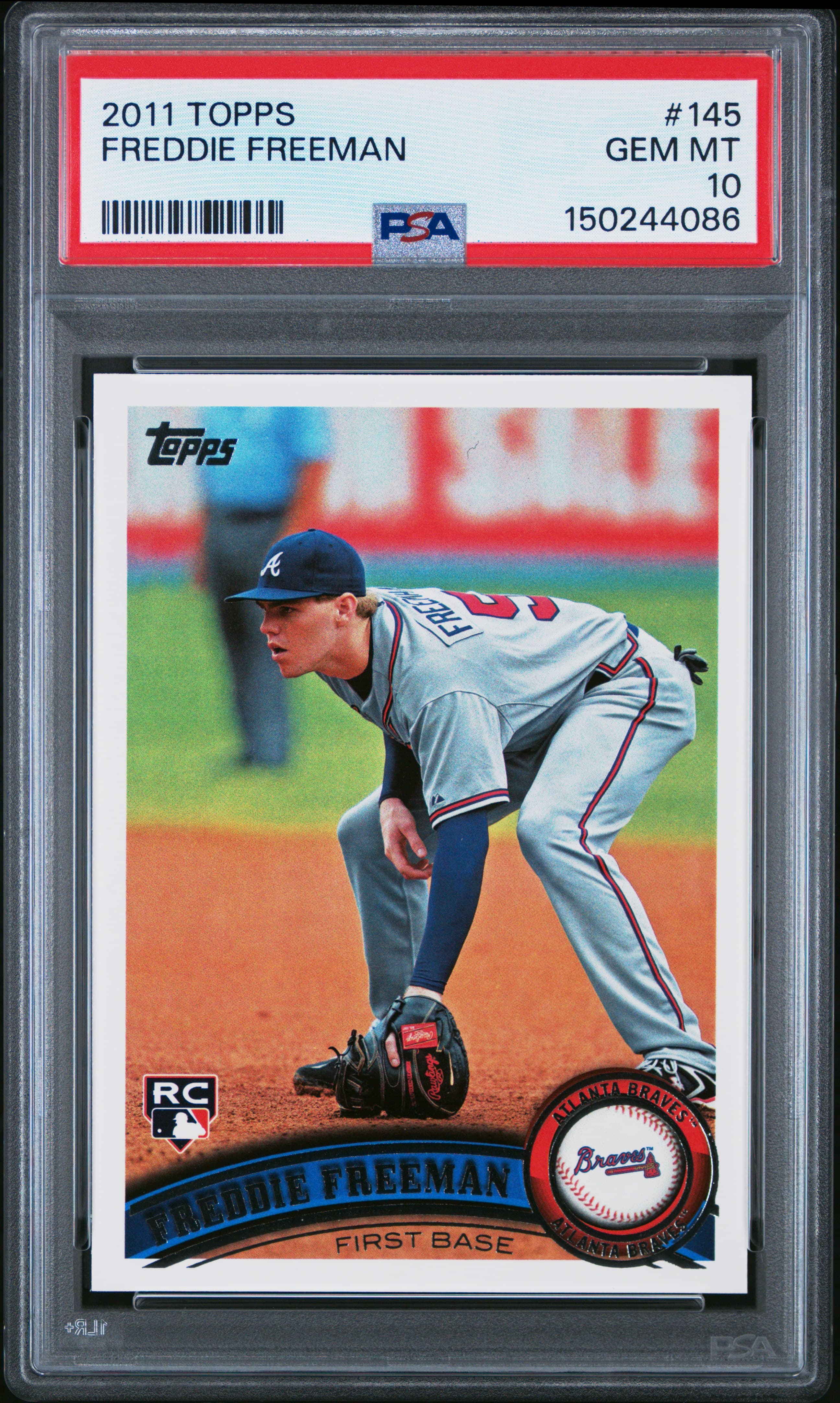2011 TOPPS FREDDIE FREEMAN #145 GEM MT 10 150244086