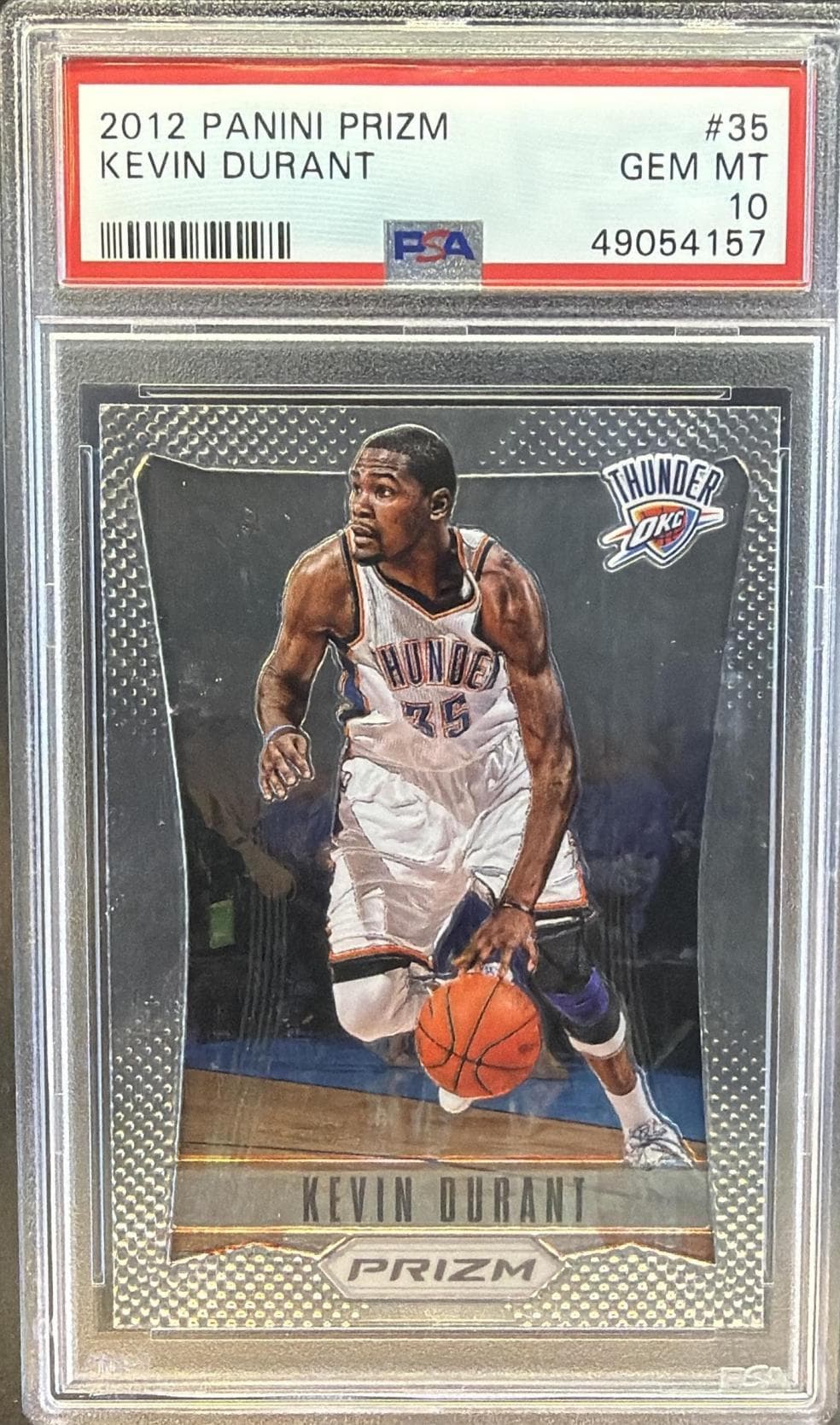 2012 PANINI PRIZM KEVIN DURANT #35 GEM MT 10 49054157
