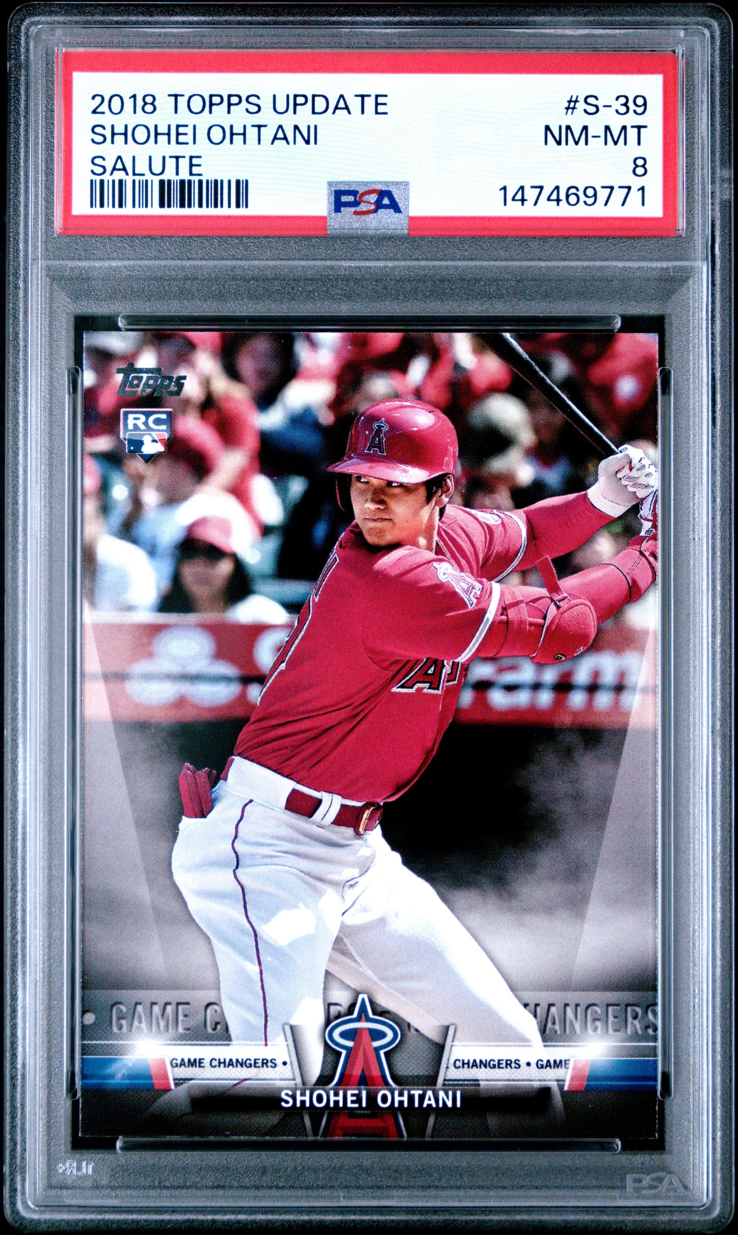 2018 TOPPS UPDATE SALUTE SHOHEI OHTANI #S-39 SALUTE NM-MT 8 147469771
