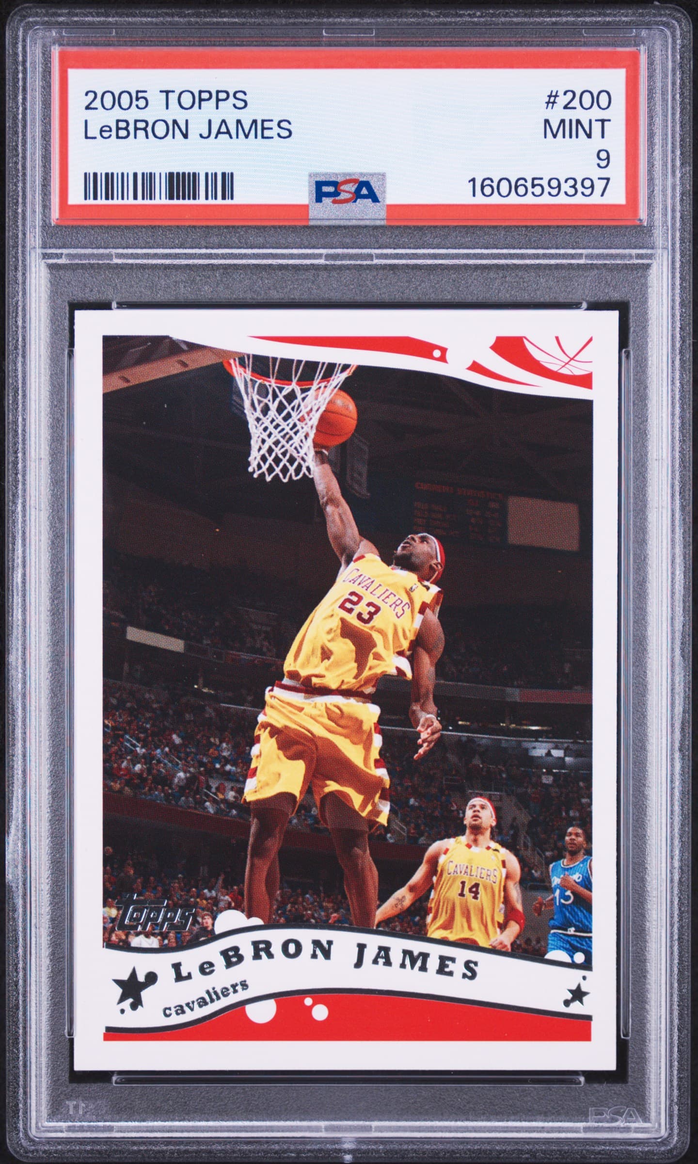 2005 TOPPS LeBRON JAMES #200 MINT 9 160659397