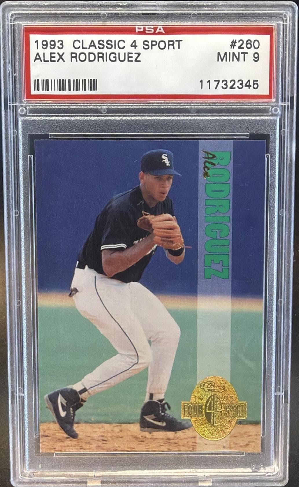 1993 CLASSIC 4 SPORT ALEX RODRIGUEZ #260 MINT 9 11732345