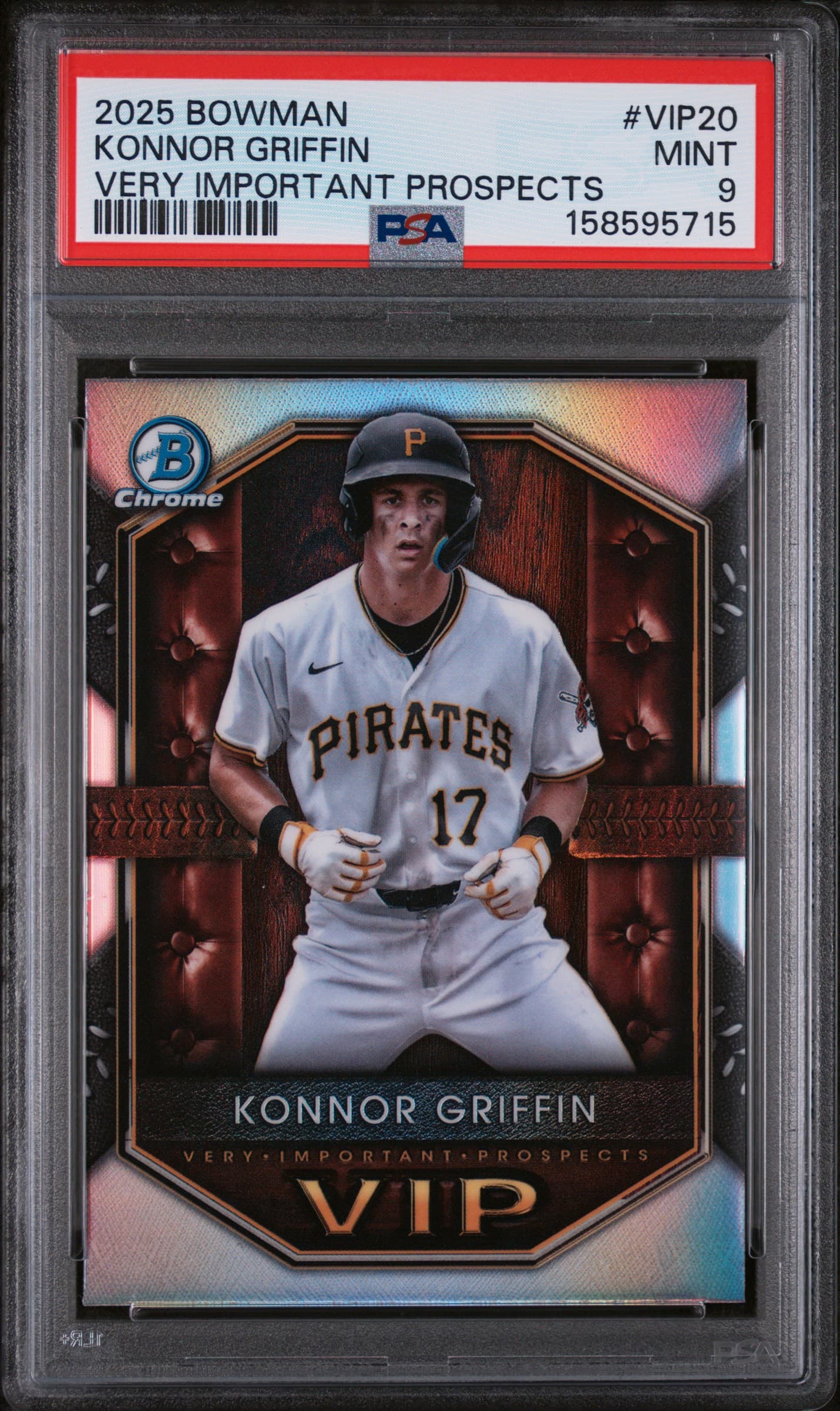 2025 BOWMAN VERY IMPORTANT PROSPECTS KONNOR GRIFFIN #VIP20 MINT 9 158595715