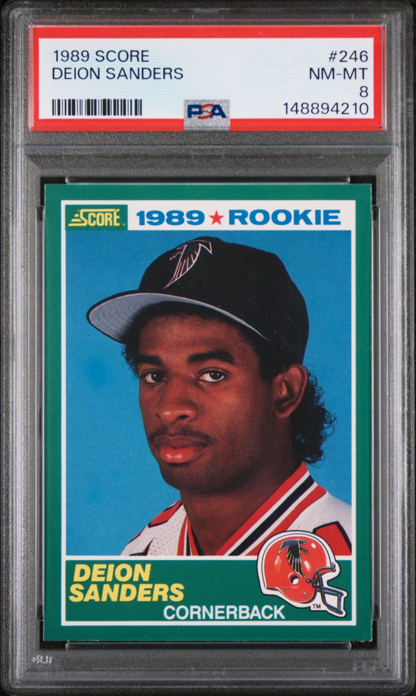 1989 SCORE DEION SANDERS #246 NM-MT 8 148894210