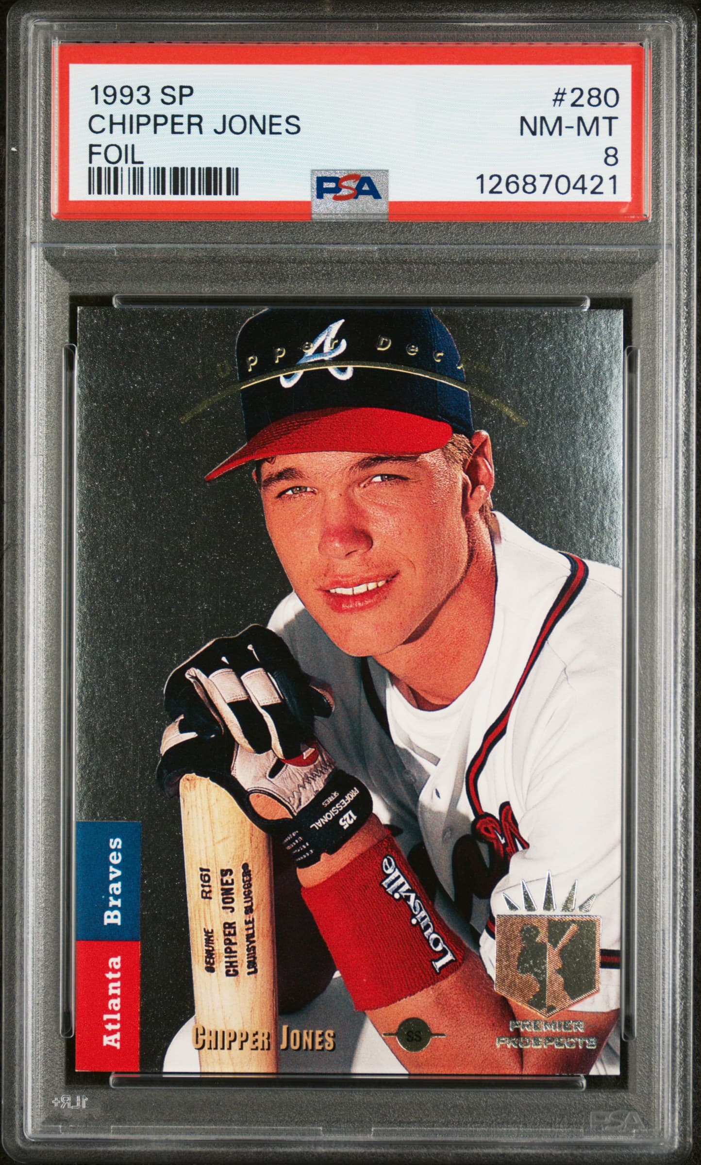 1993 SP CHIPPER JONES #280 FOIL NM-MT 8 126870421