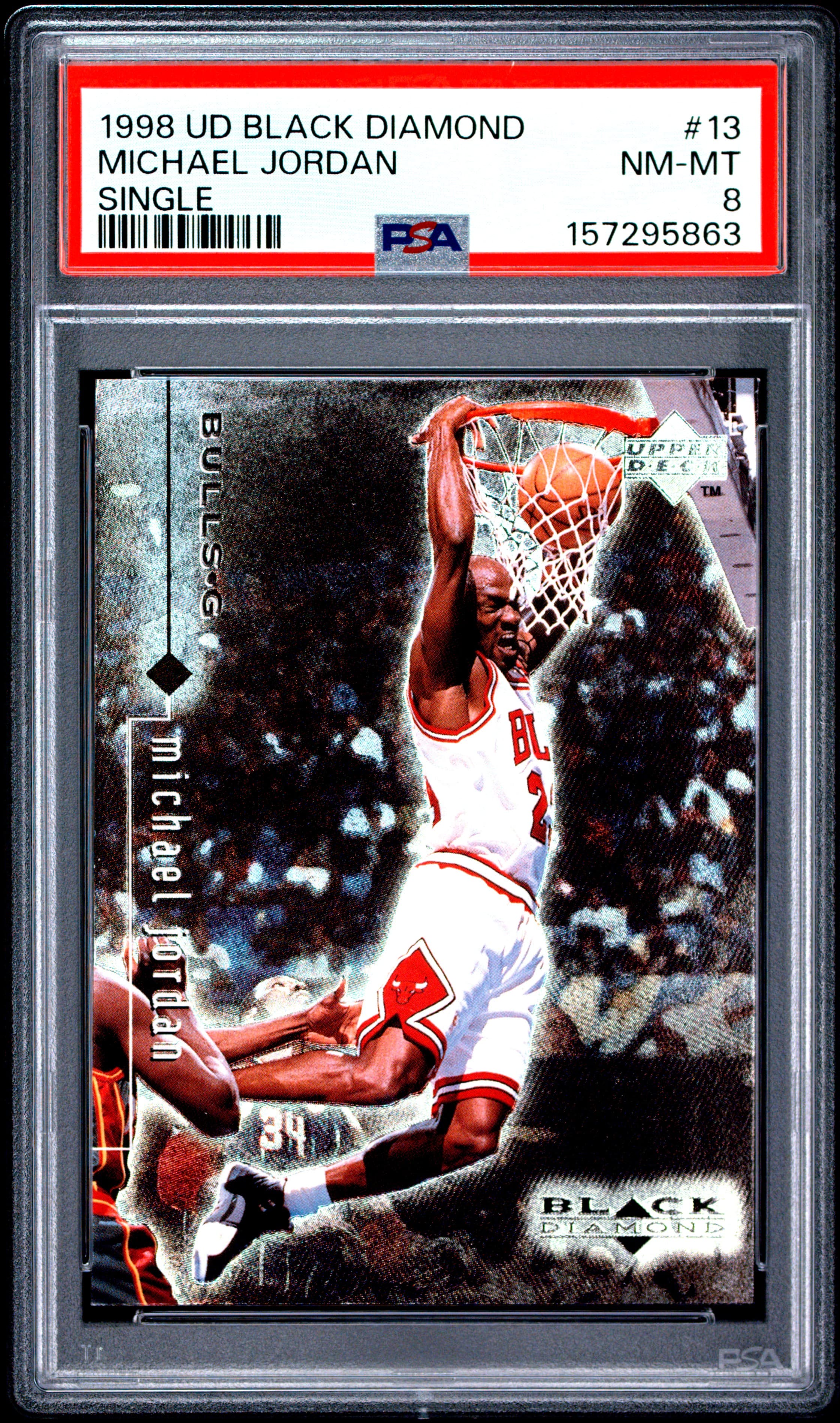 1998 UPPER DECK BLACK DIAMOND MICHAEL JORDAN #13 SINGLE NM-MT 8 157295863