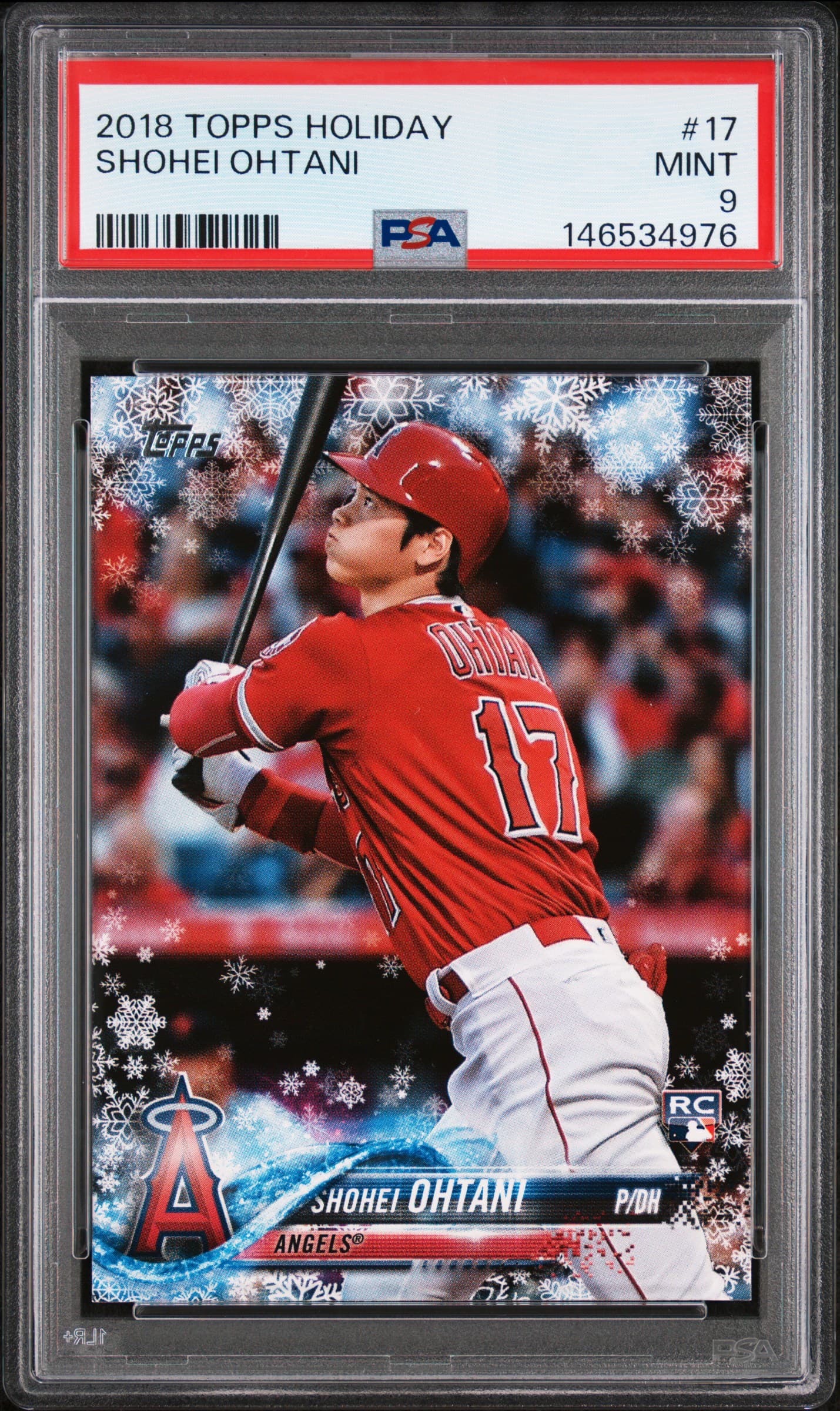 2018 TOPPS HOLIDAY SHOHEI OHTANI #17 MINT 9 146534976