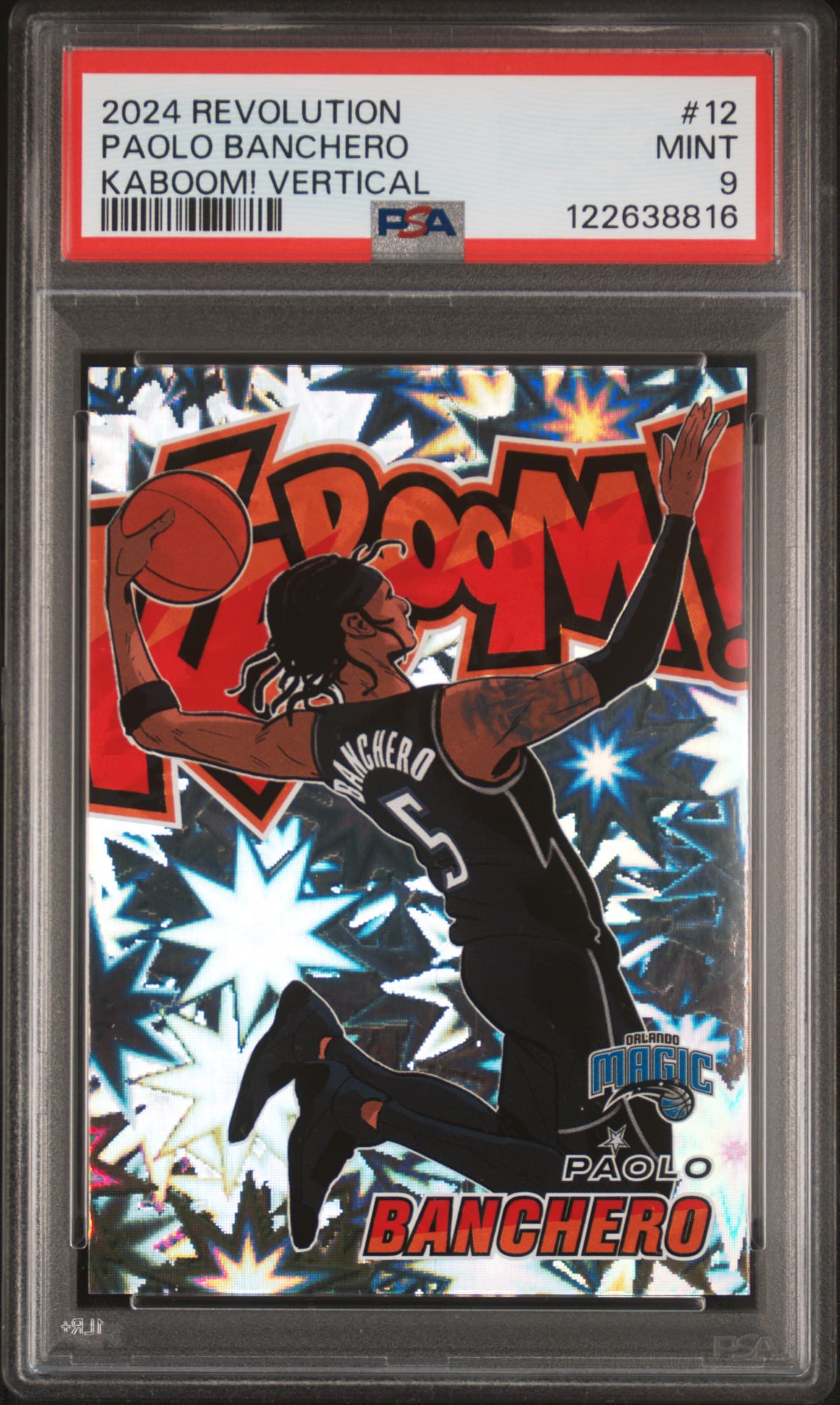 2024 PANINI REVOLUTION KABOOM! VERTICAL PAOLO BANCHERO #12 MINT 9 122638816