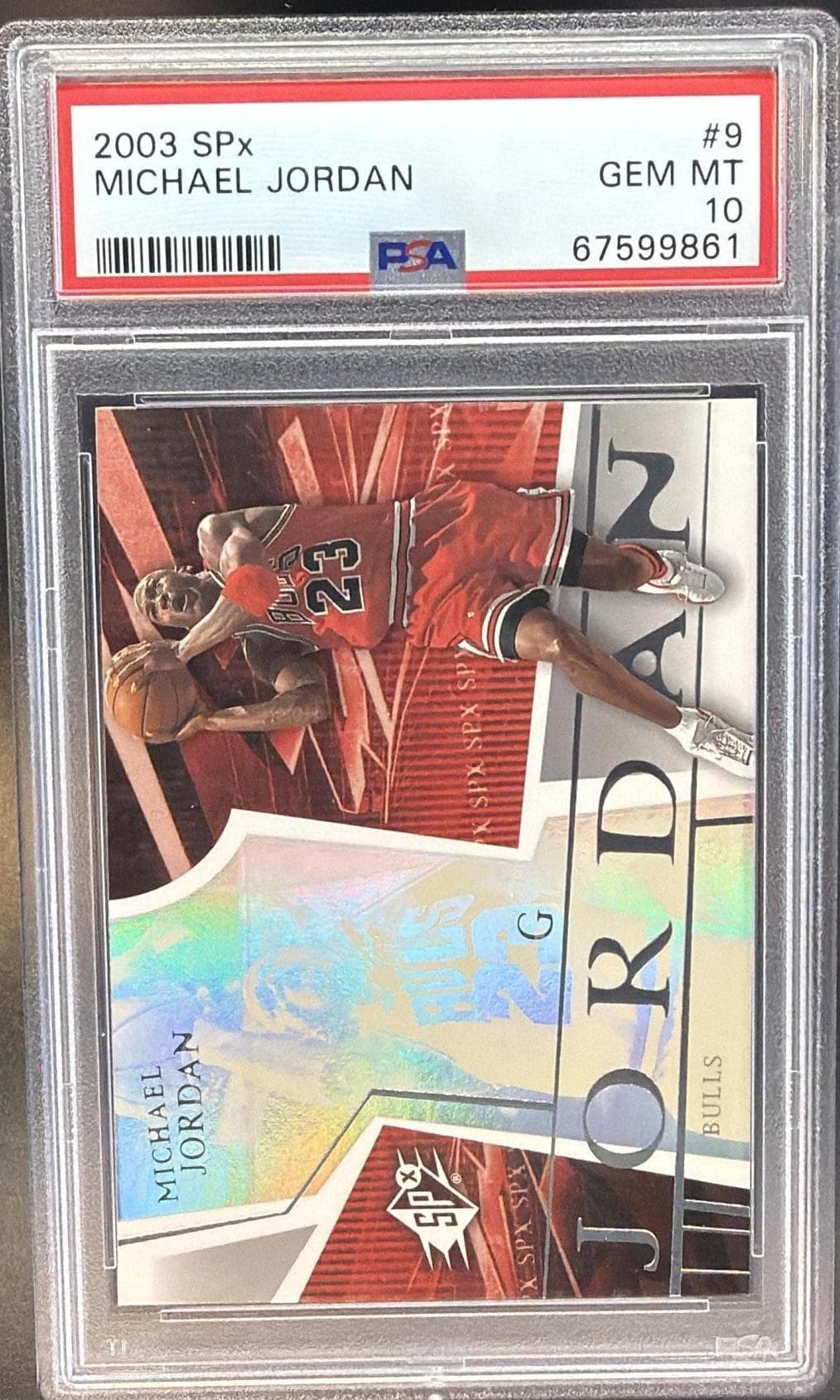 2003 SPx MICHAEL JORDAN #9 GEM MT 10 67599861