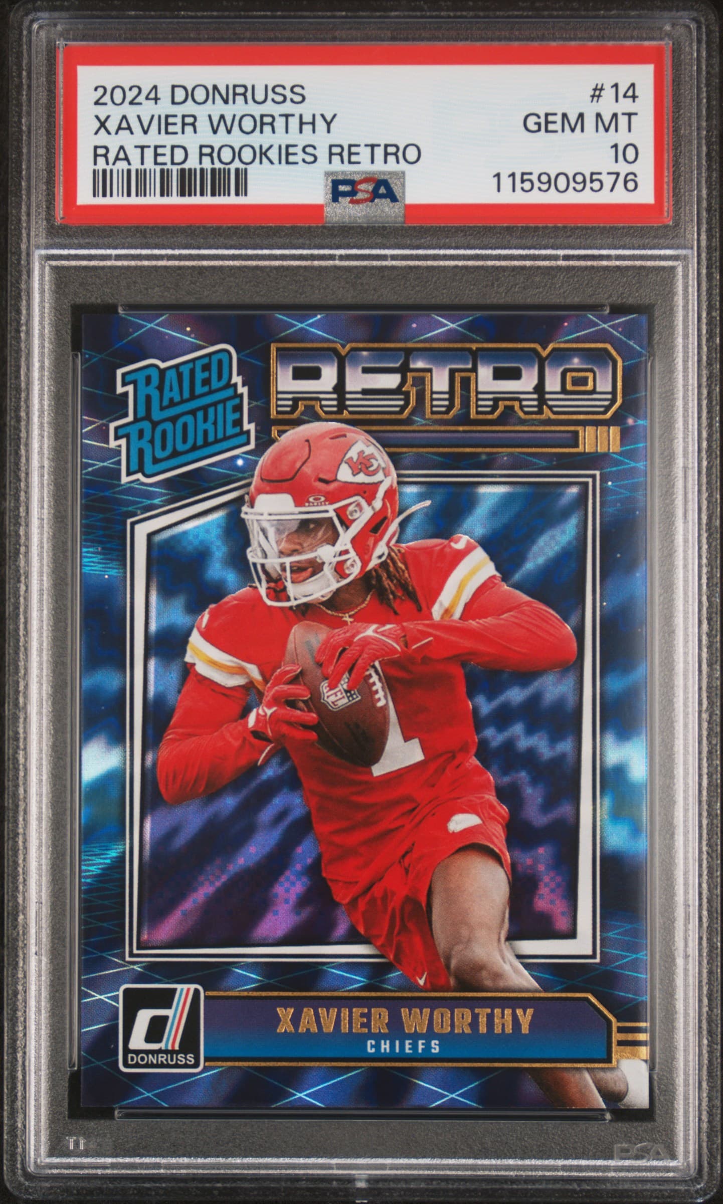 2024 PANINI DONRUSS RATED ROOKIES RETRO XAVIER WORTHY #14 GEM MT 10 115909576
