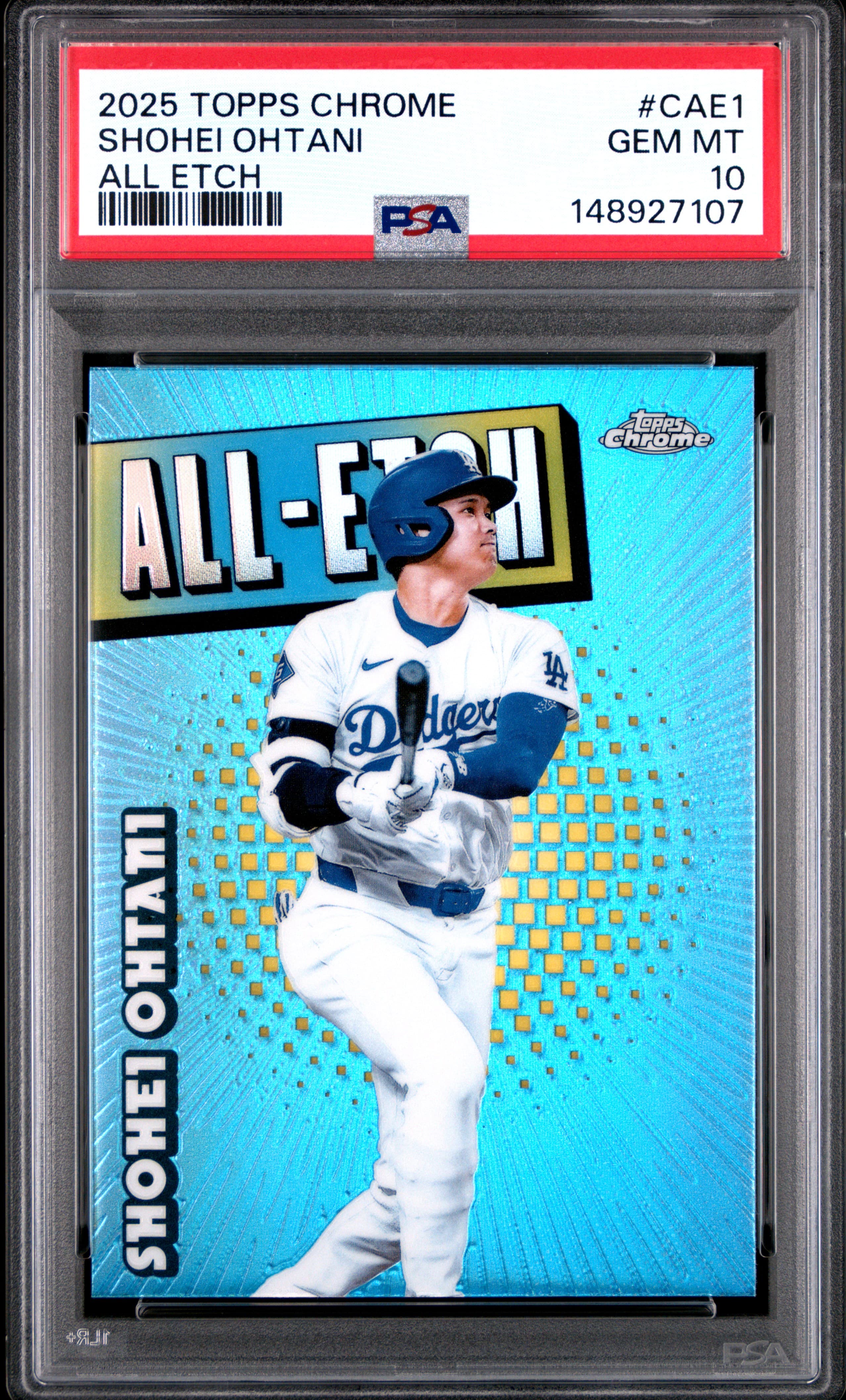 2025 TOPPS CHROME ALL ETCH SHOHEI OHTANI #CAE1 GEM MT 10 148927107