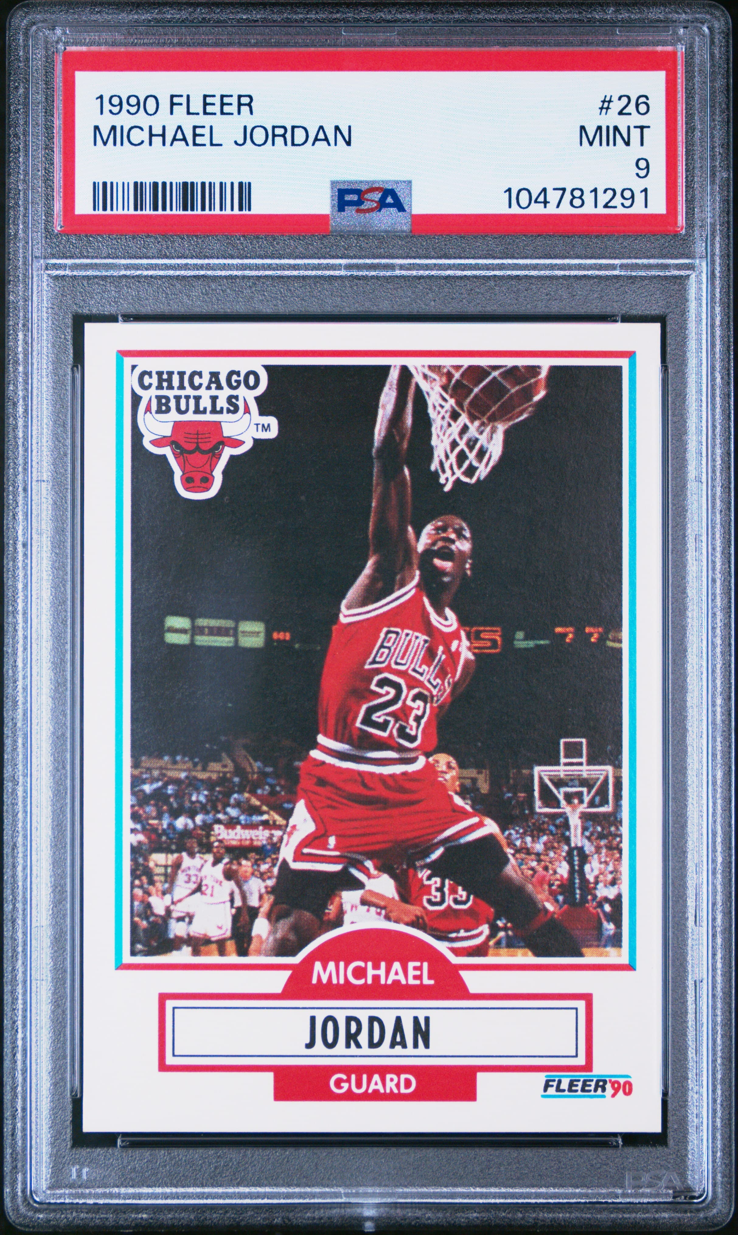 1990 FLEER MICHAEL JORDAN #26 MINT 9 104781291