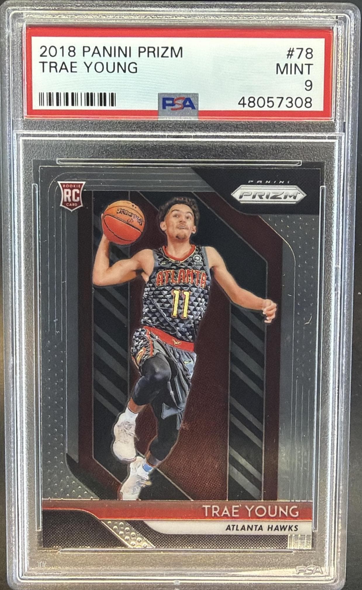 2018 PANINI PRIZM TRAE YOUNG #78 MINT 9 48057308