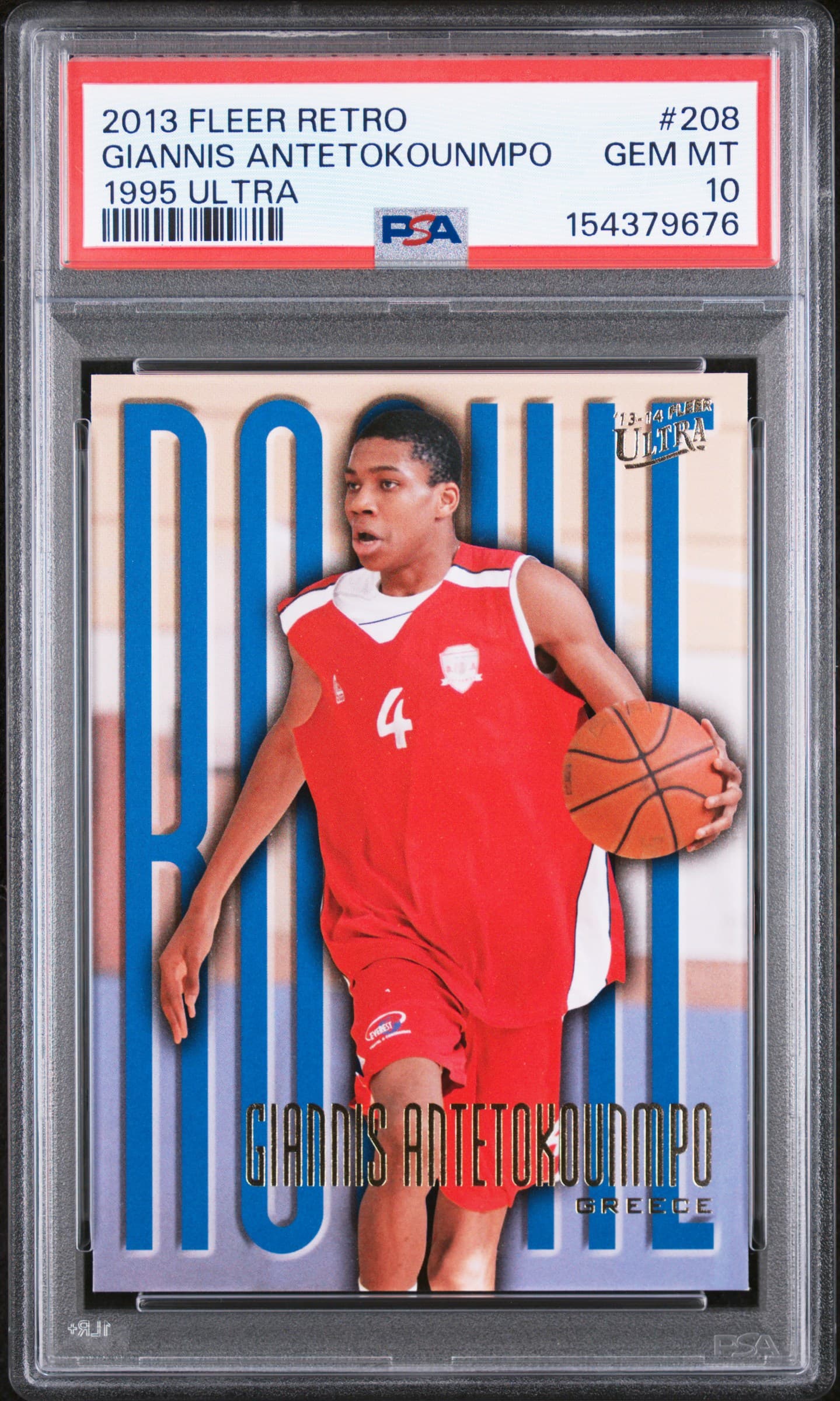 2013 FLEER RETRO GIANNIS ANTETOKOUNMPO #208 1995 ULTRA GEM MT 10 154379676