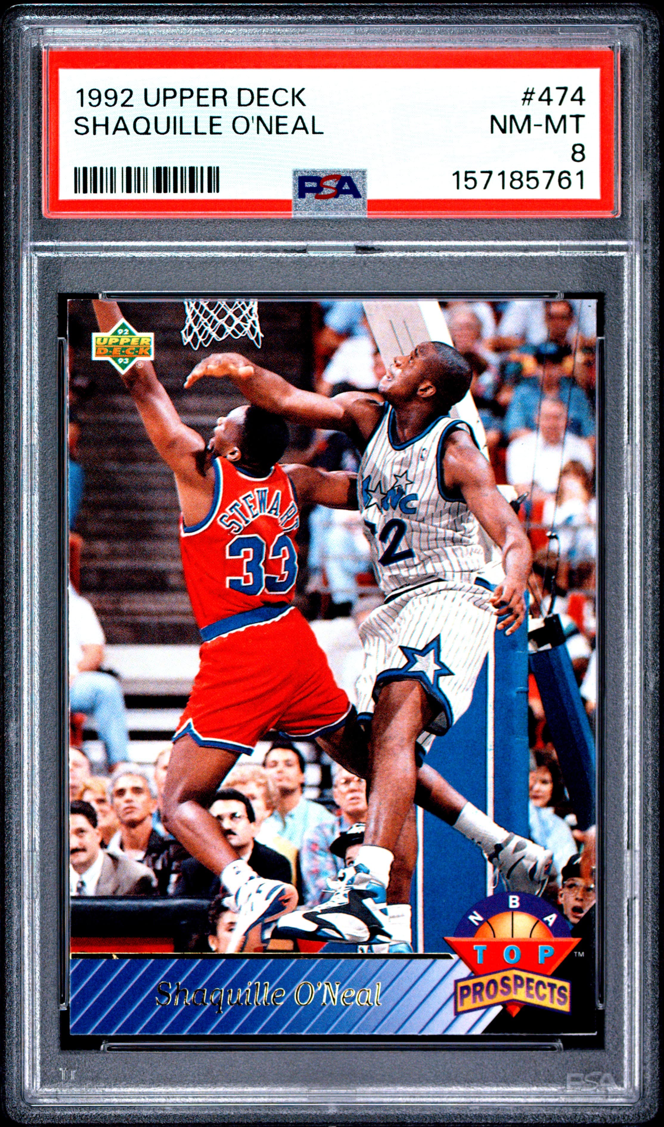 1992 UPPER DECK SHAQUILLE O'NEAL #474 NM-MT 8 157185761