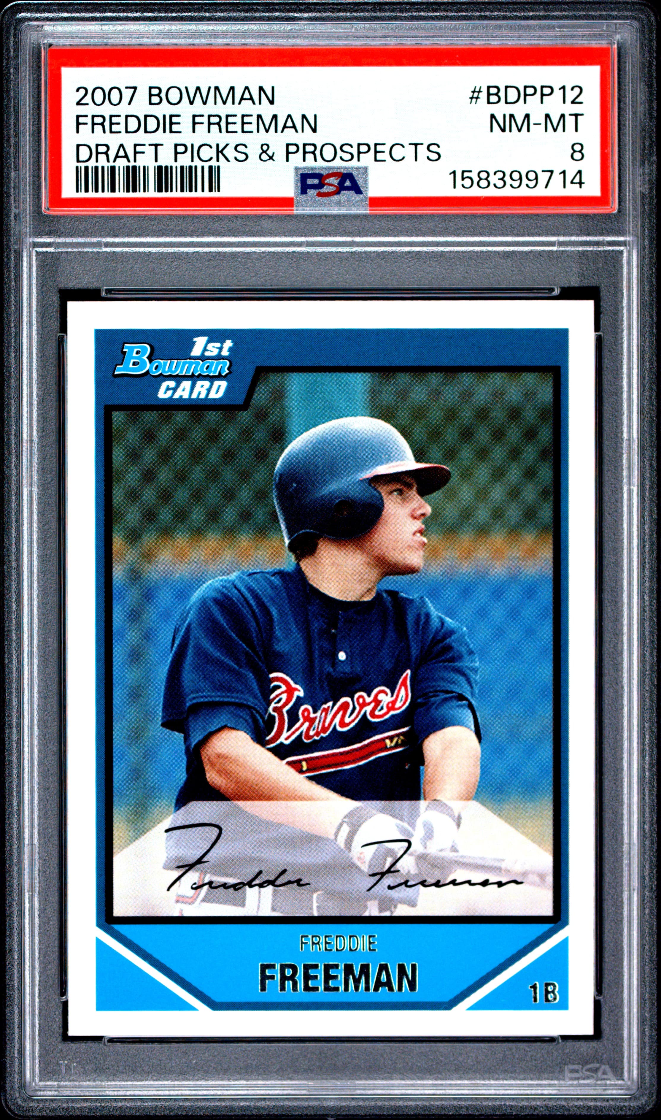 2007 BOWMAN DRAFT PICKS & PROSPECTS FREDDIE FREEMAN #BDPP12 DRAFT PICKS & PROSPECTS NM-MT 8 158399714