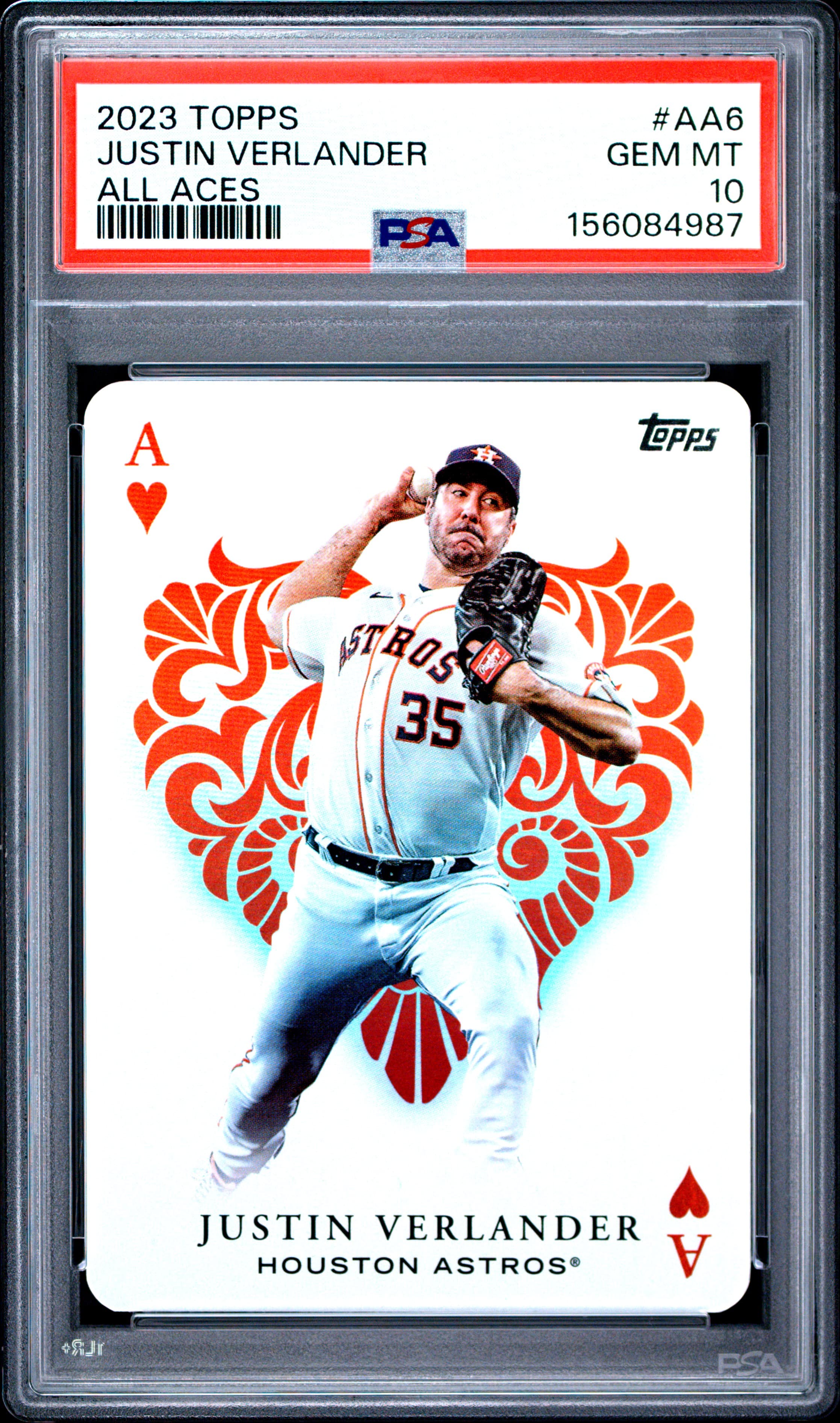 2023 TOPPS ALL ACES JUSTIN VERLANDER #AA6 ALL ACES GEM MT 10 156084987
