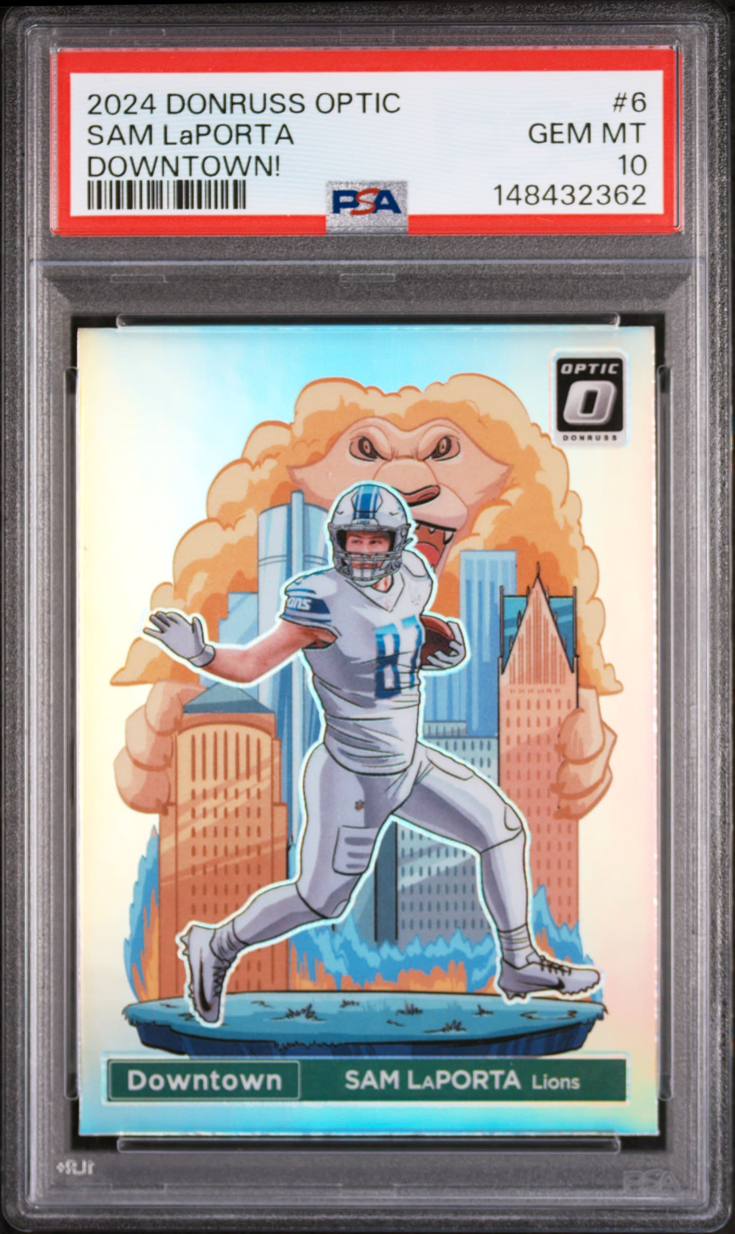 2024 PANINI DONRUSS OPTIC DOWNTOWN! SAM LaPORTA #6 GEM MT 10 148432362