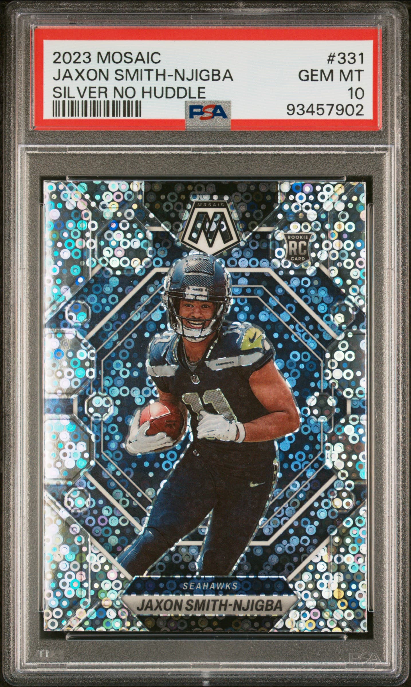 2023 PANINI MOSAIC JAXON SMITH-NJIGBA #331 SILVER NO HUDDLE GEM MT 10 93457902