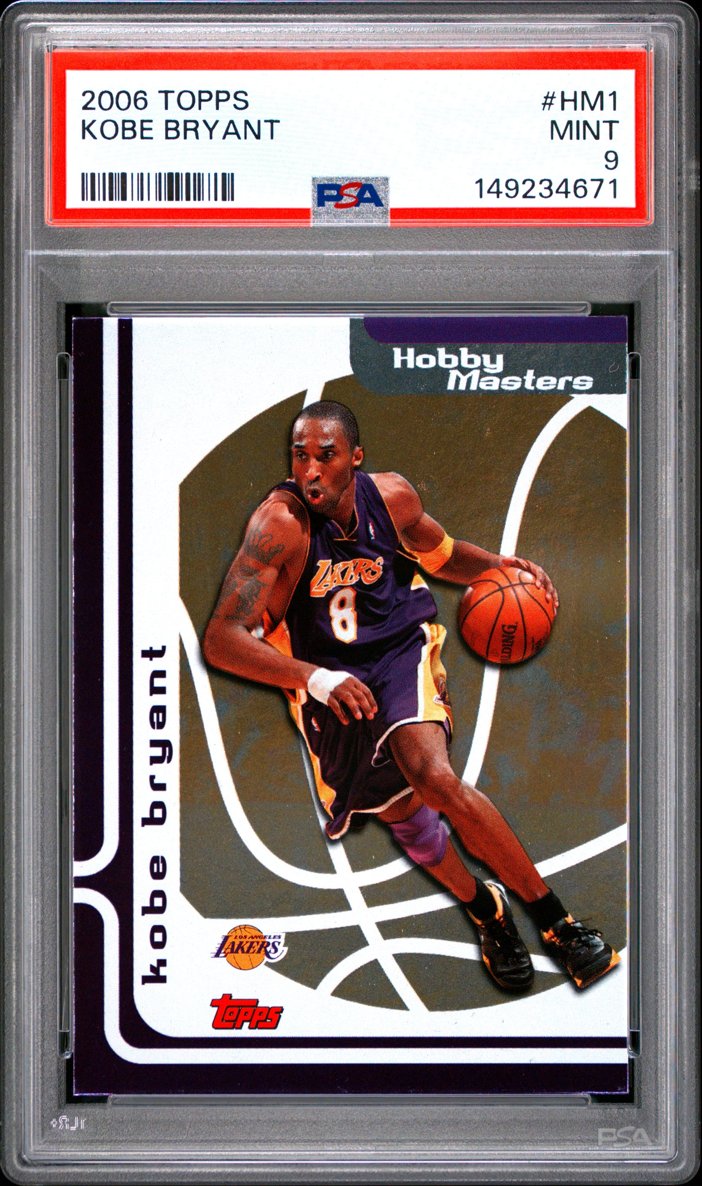 2006 TOPPS HOBBY MASTERS KOBE BRYANT #HM1 MINT 9 149234671