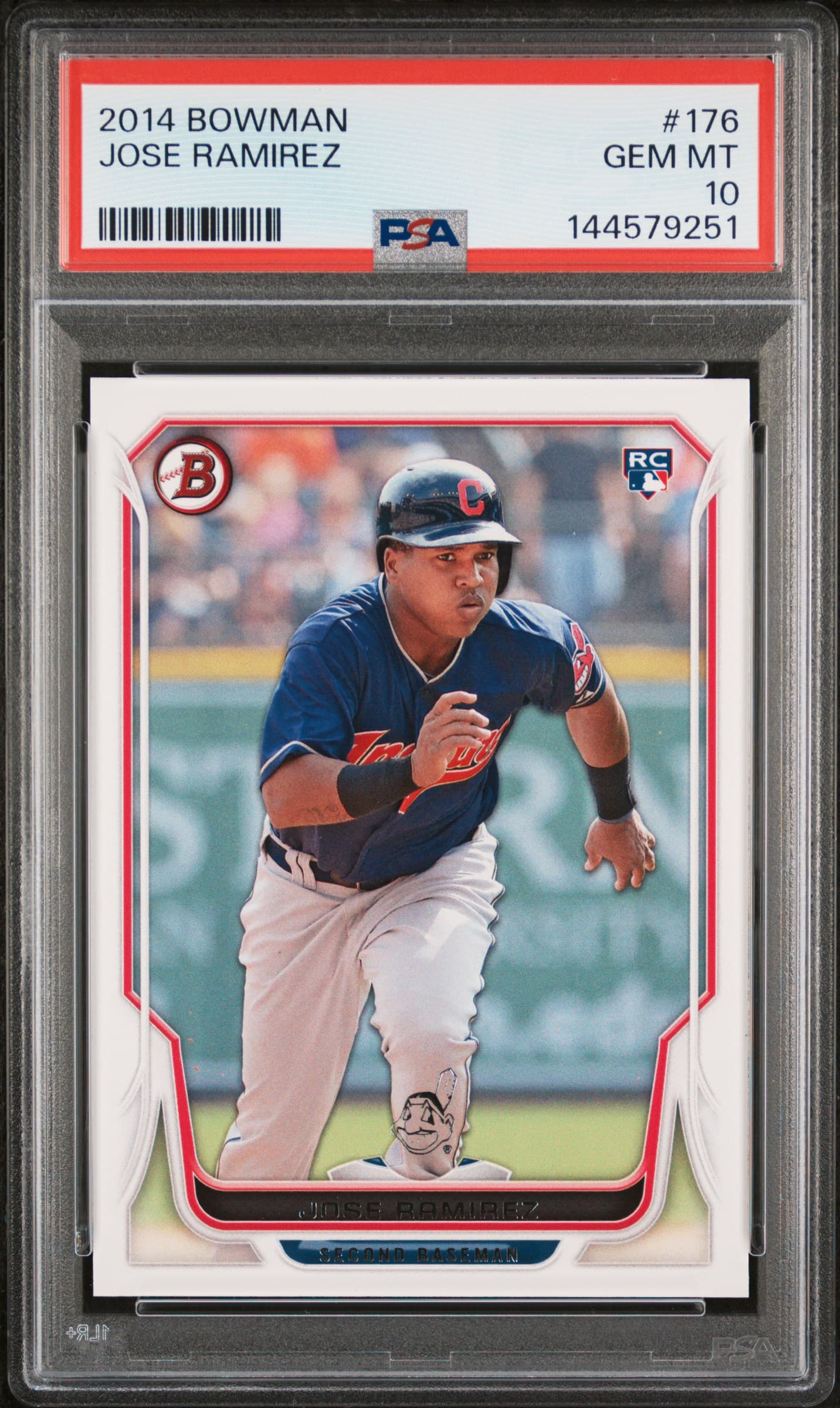 2014 BOWMAN JOSE RAMIREZ #176 GEM MT 10 144579251