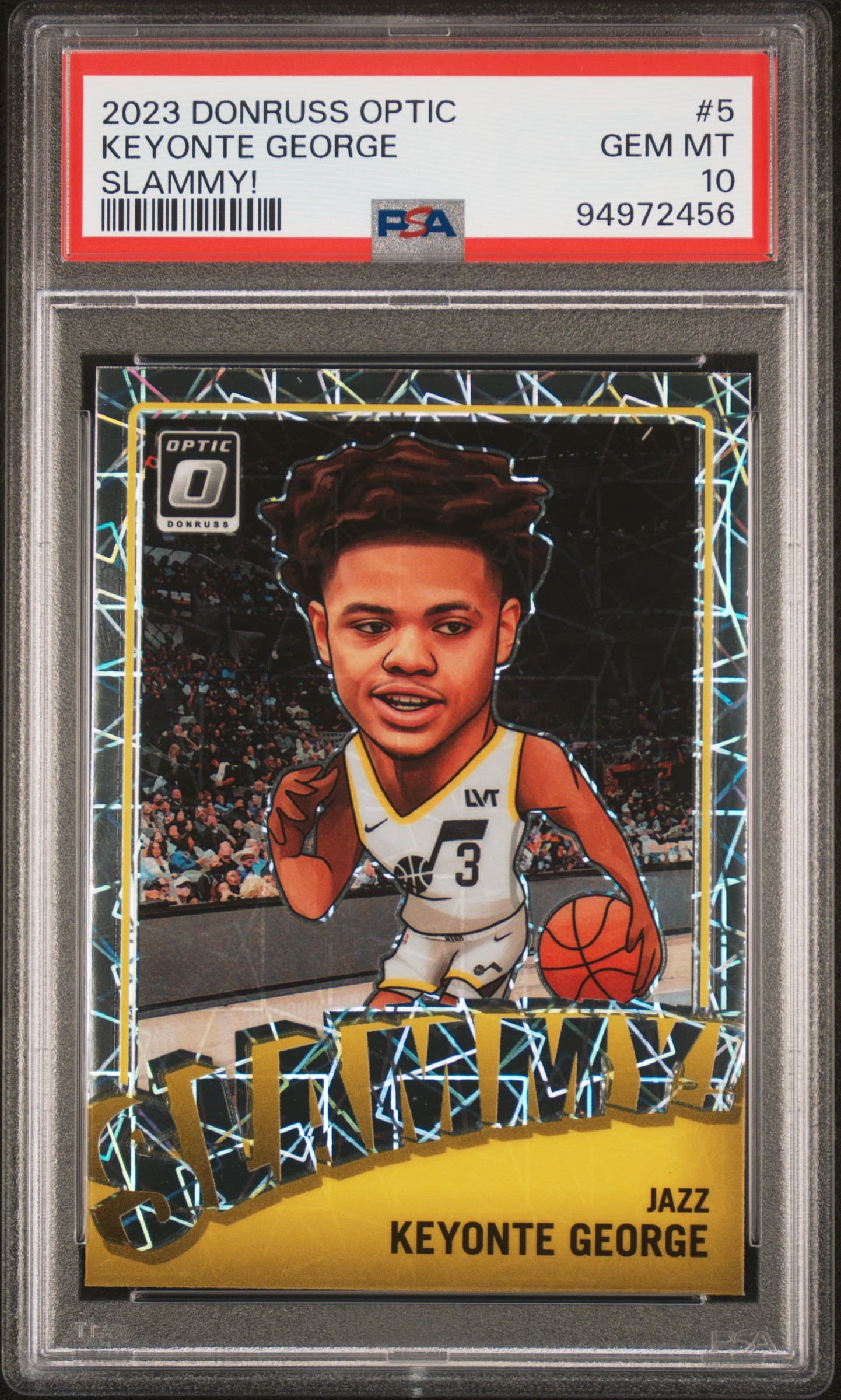 2023 PANINI DONRUSS OPTIC SLAMMY! KEYONTE GEORGE #5 GEM MT 10 94972456