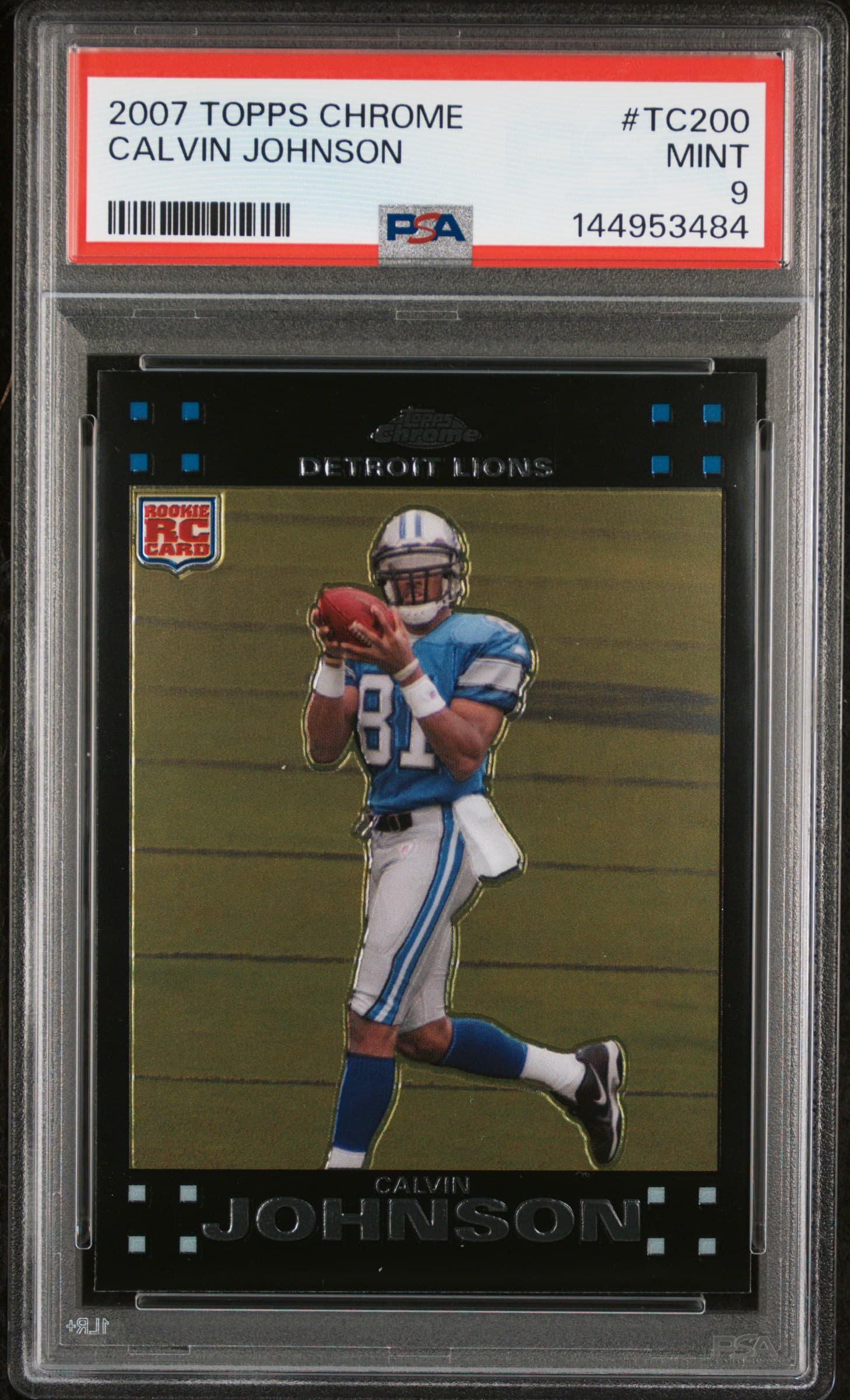 2007 TOPPS CHROME CALVIN JOHNSON #TC200 MINT 9 144953484