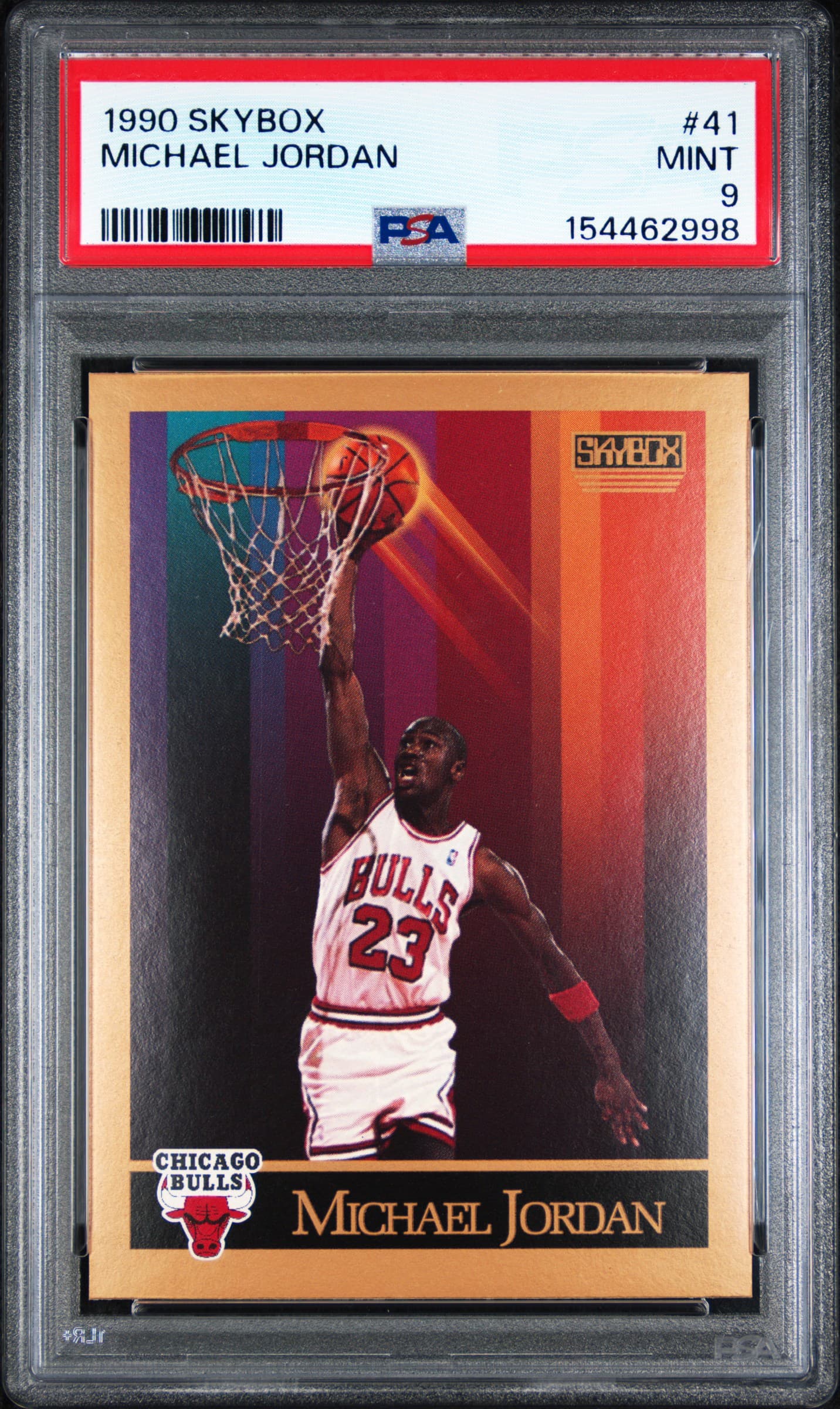 1990 SKYBOX MICHAEL JORDAN #41 MINT 9 154462998