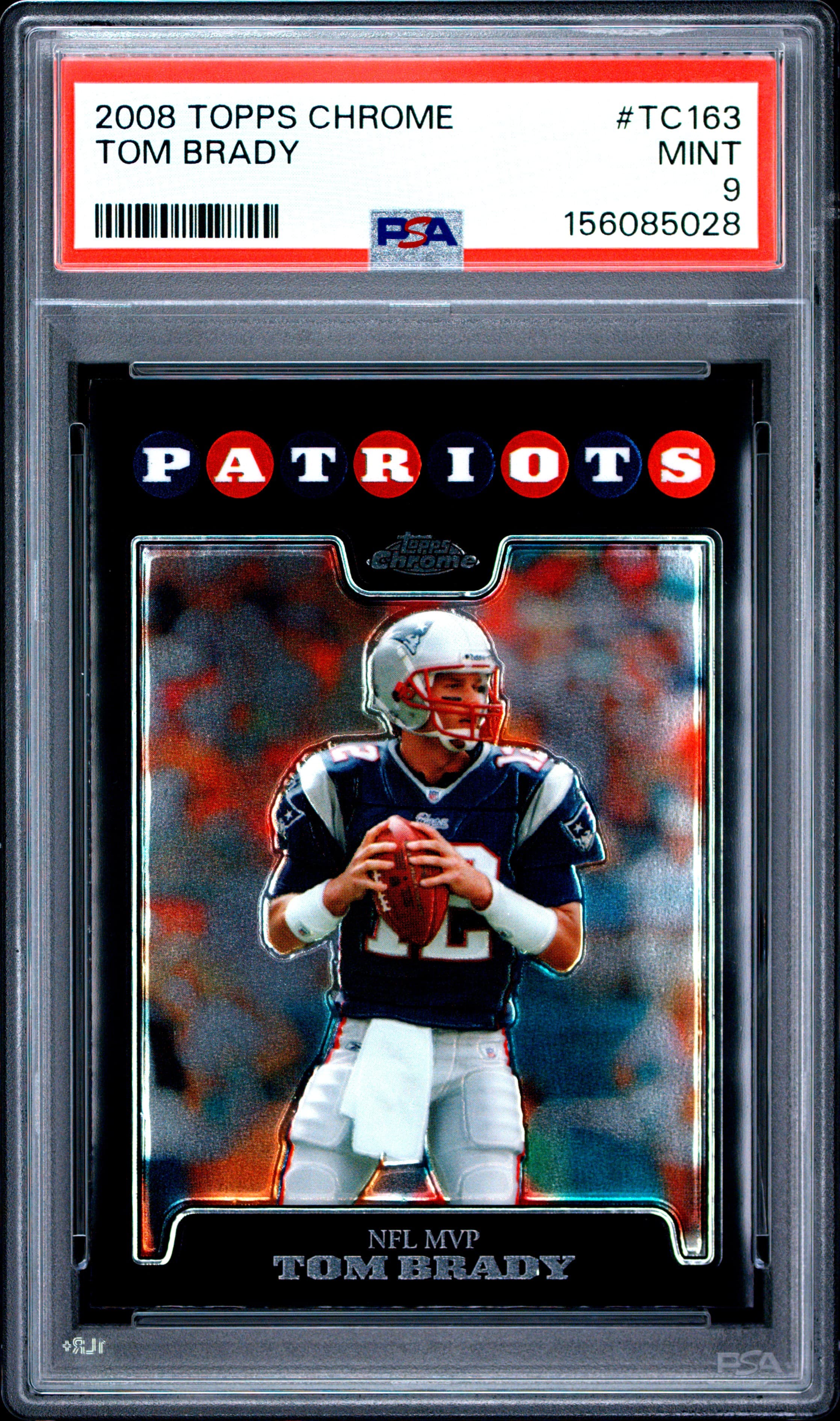 2008 TOPPS CHROME TOM BRADY #TC163 MINT 9 156085028