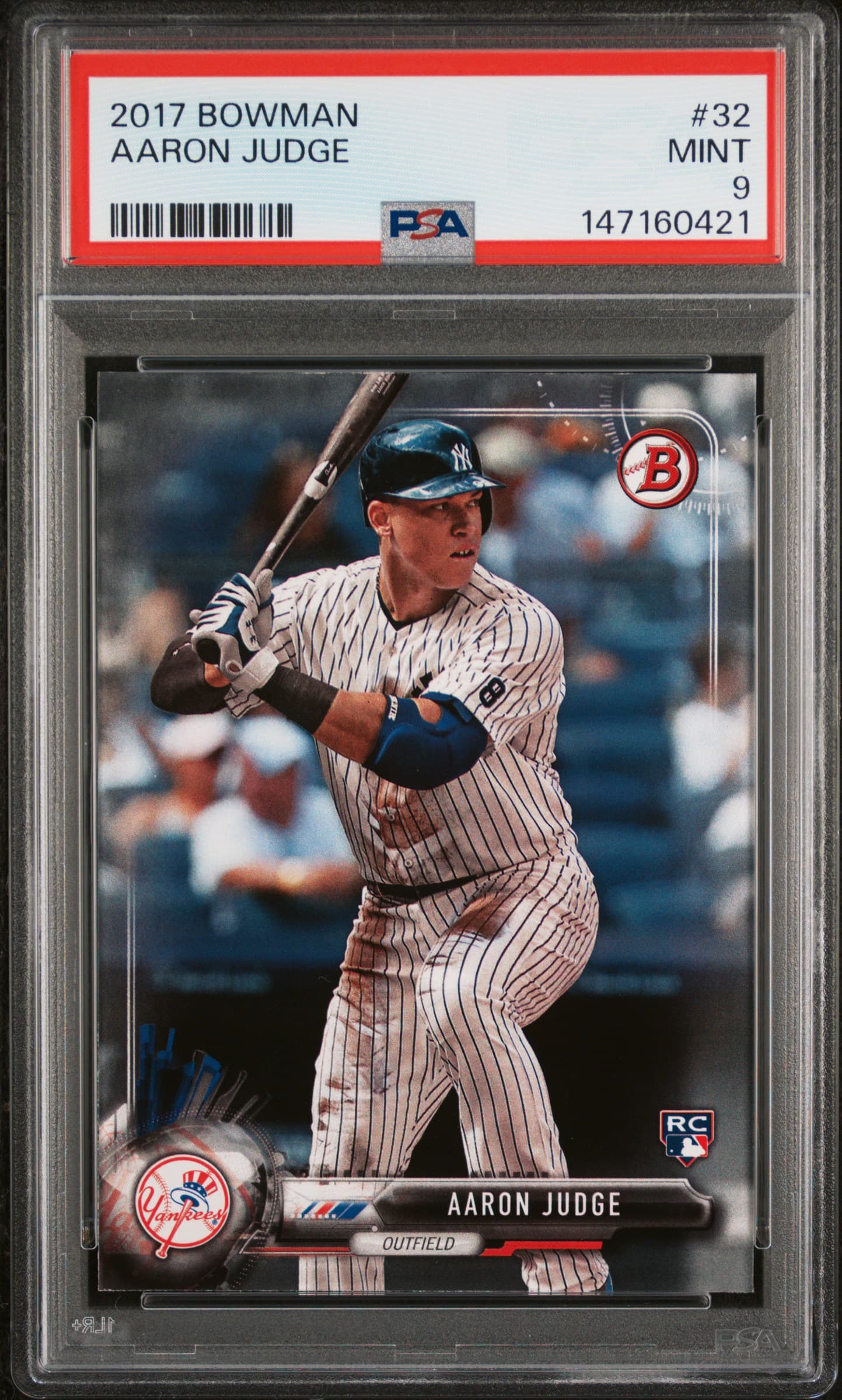 2017 BOWMAN AARON JUDGE #32 MINT 9 147160421