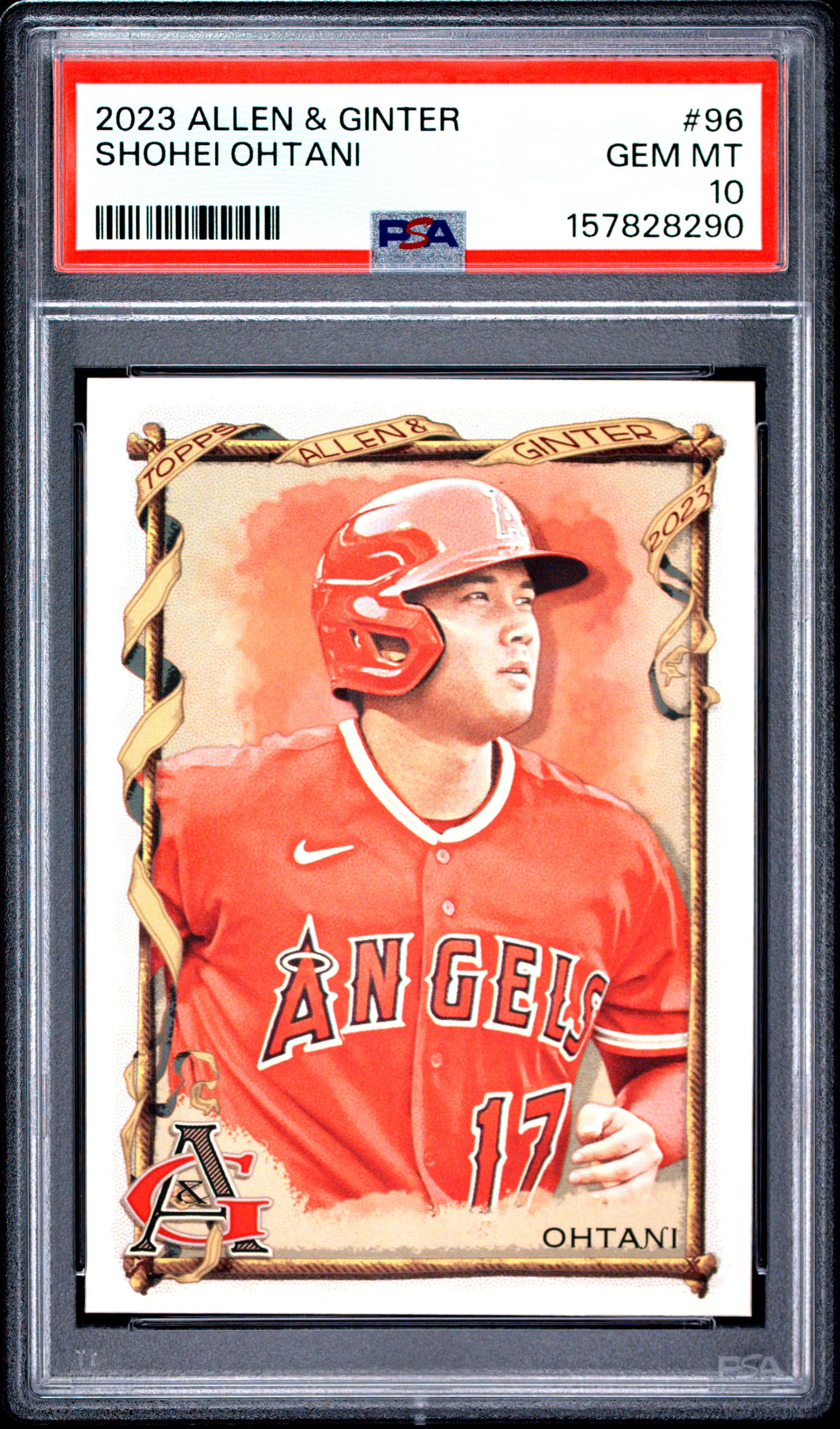 2023 TOPPS ALLEN & GINTER SHOHEI OHTANI #96 GEM MT 10 157828290