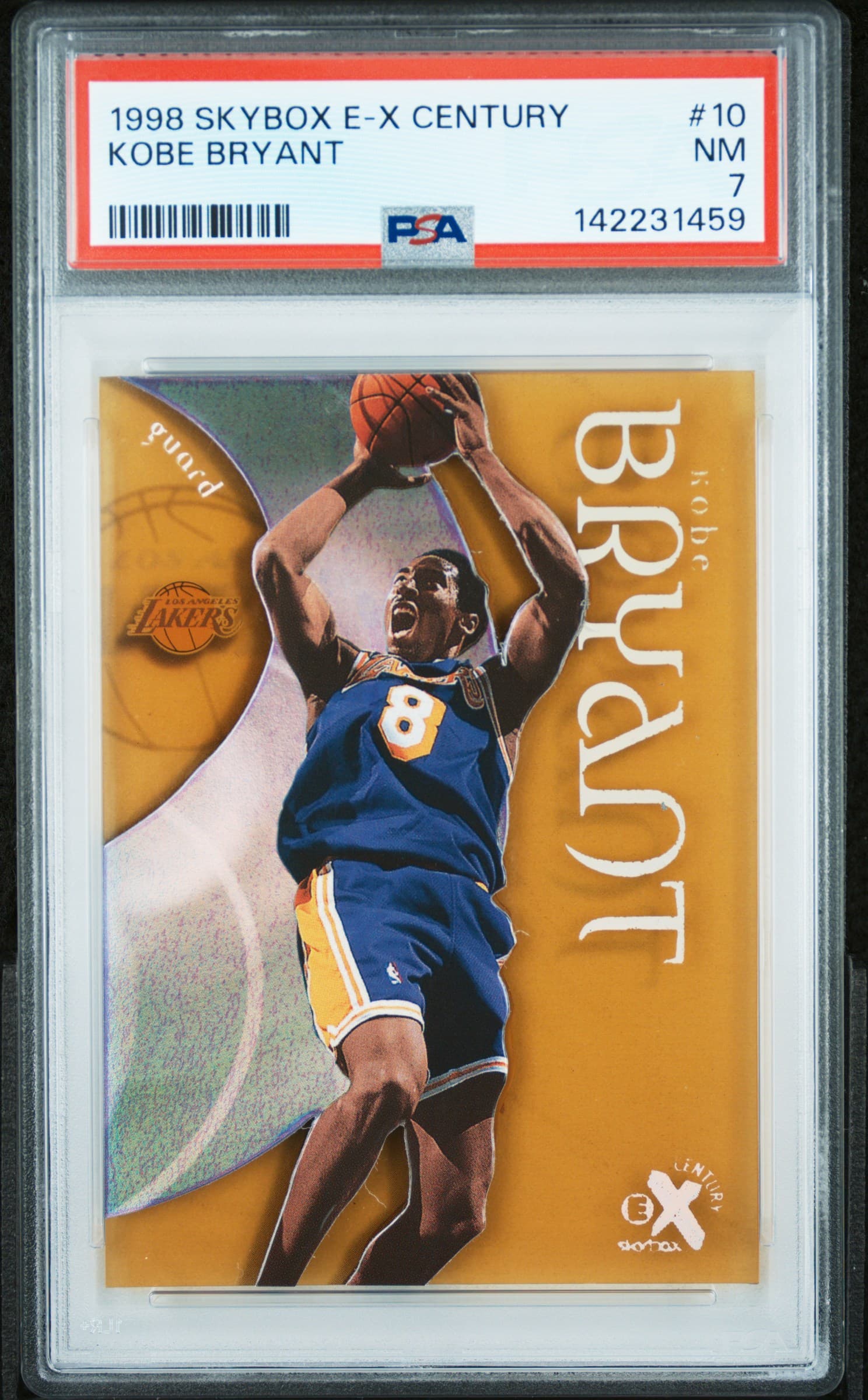 1998 SKYBOX E-X CENTURY KOBE BRYANT #10 NM 7 142231459