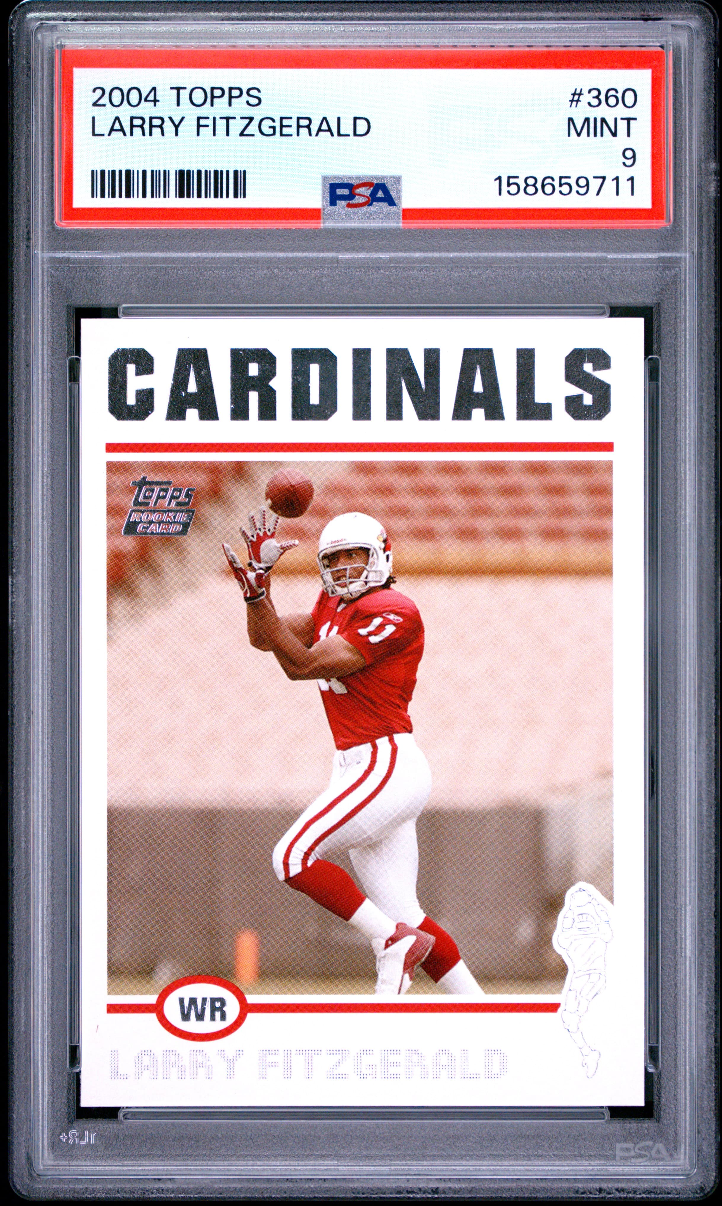 2004 TOPPS LARRY FITZGERALD #360 MINT 9 158659711