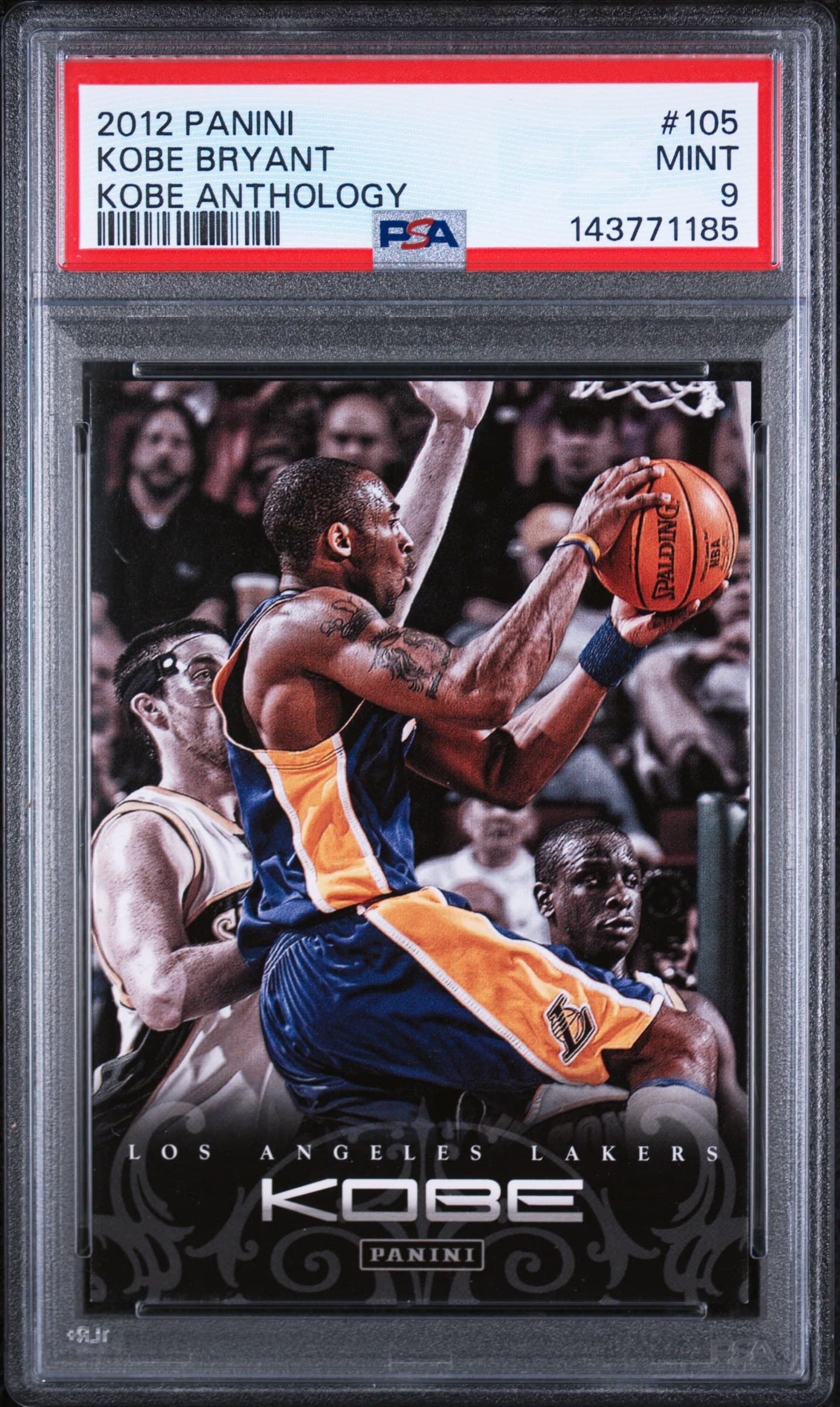 2012 PANINI KOBE ANTHOLOGY KOBE BRYANT #105 KOBE ANTHOLOGY MINT 9 143771185