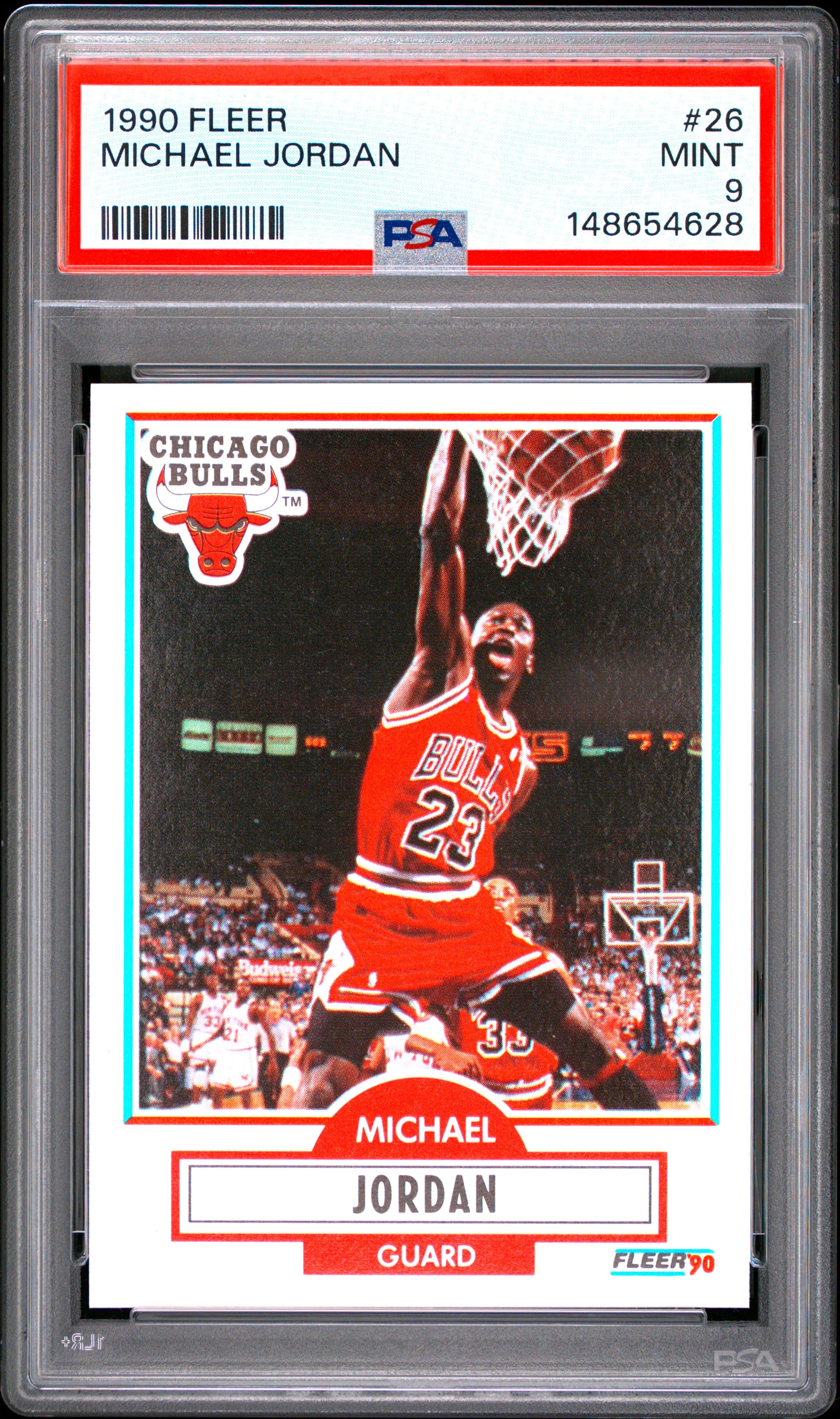 1990 FLEER MICHAEL JORDAN #26 MINT 9 148654628