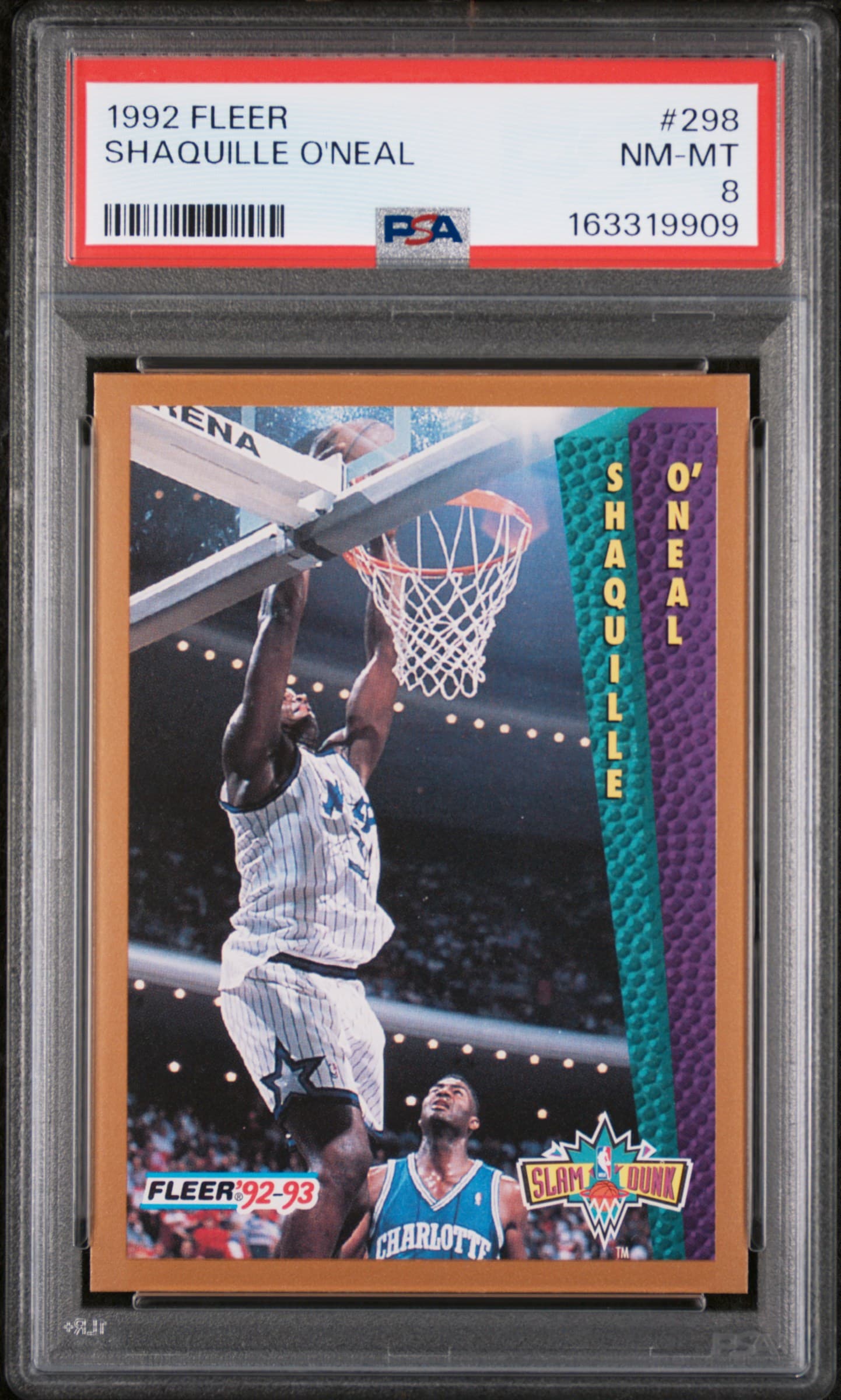 1992 FLEER SHAQUILLE O'NEAL #298 NM-MT 8 163319909