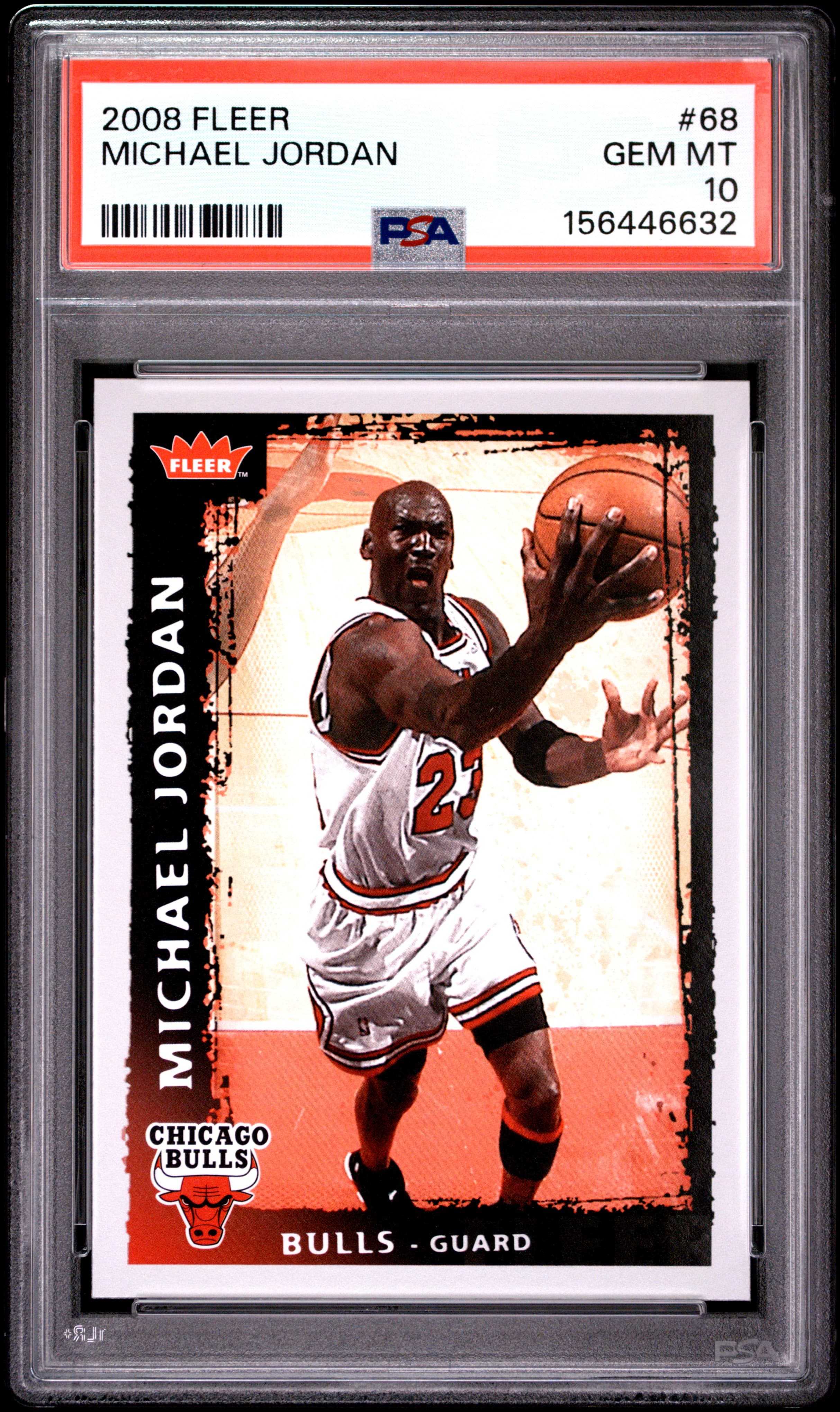 2008 FLEER MICHAEL JORDAN #68 GEM MT 10 156446632