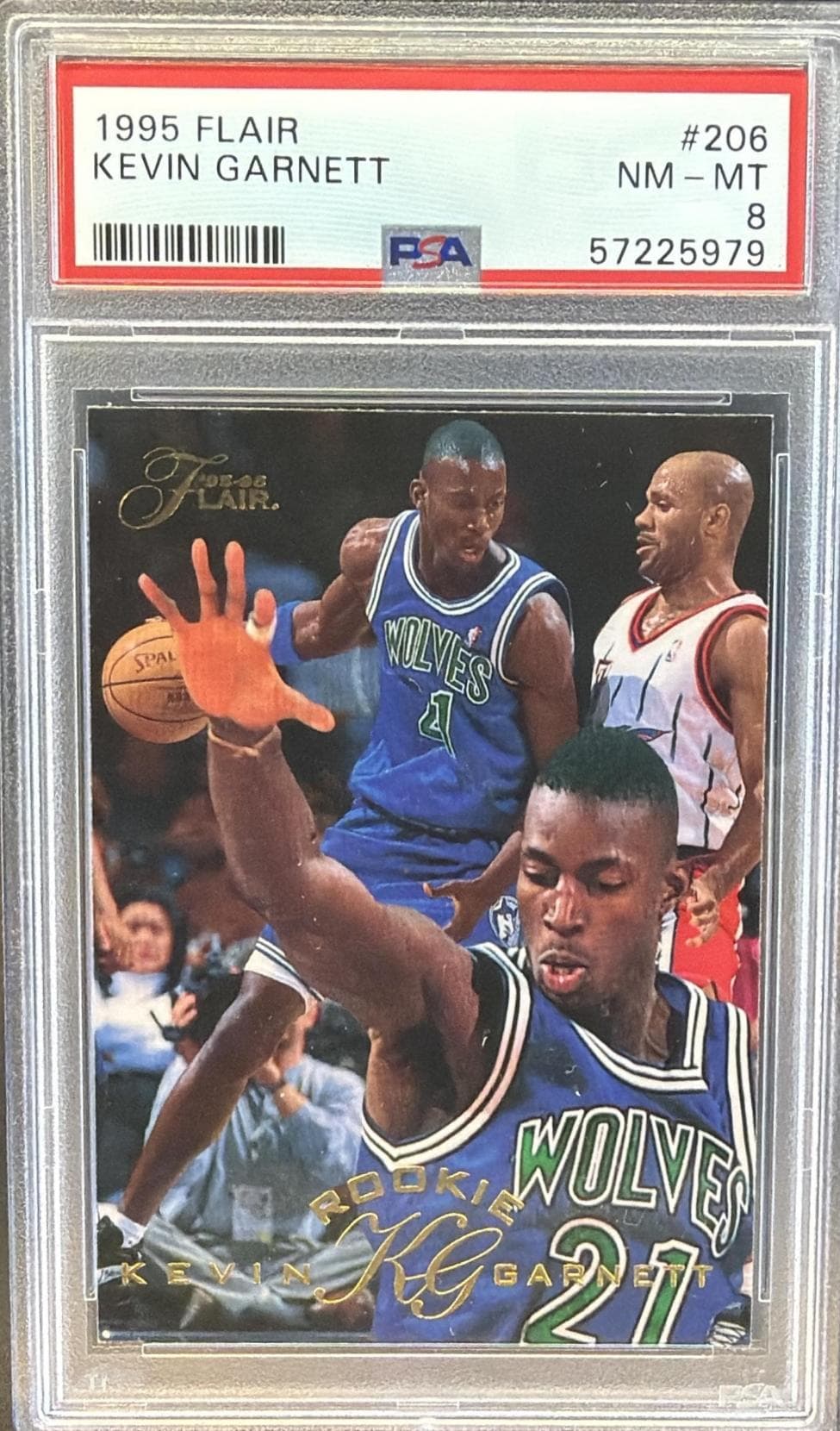 1995 FLAIR KEVIN GARNETT #206 NM-MT 8 57225979