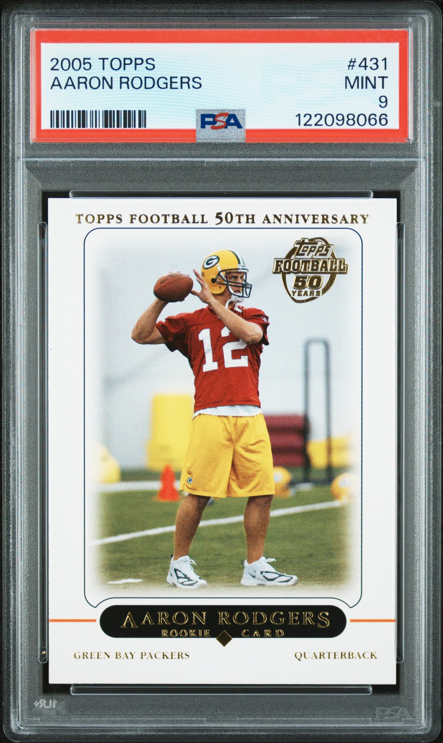 2005 TOPPS AARON RODGERS #431 MINT 9 122098066