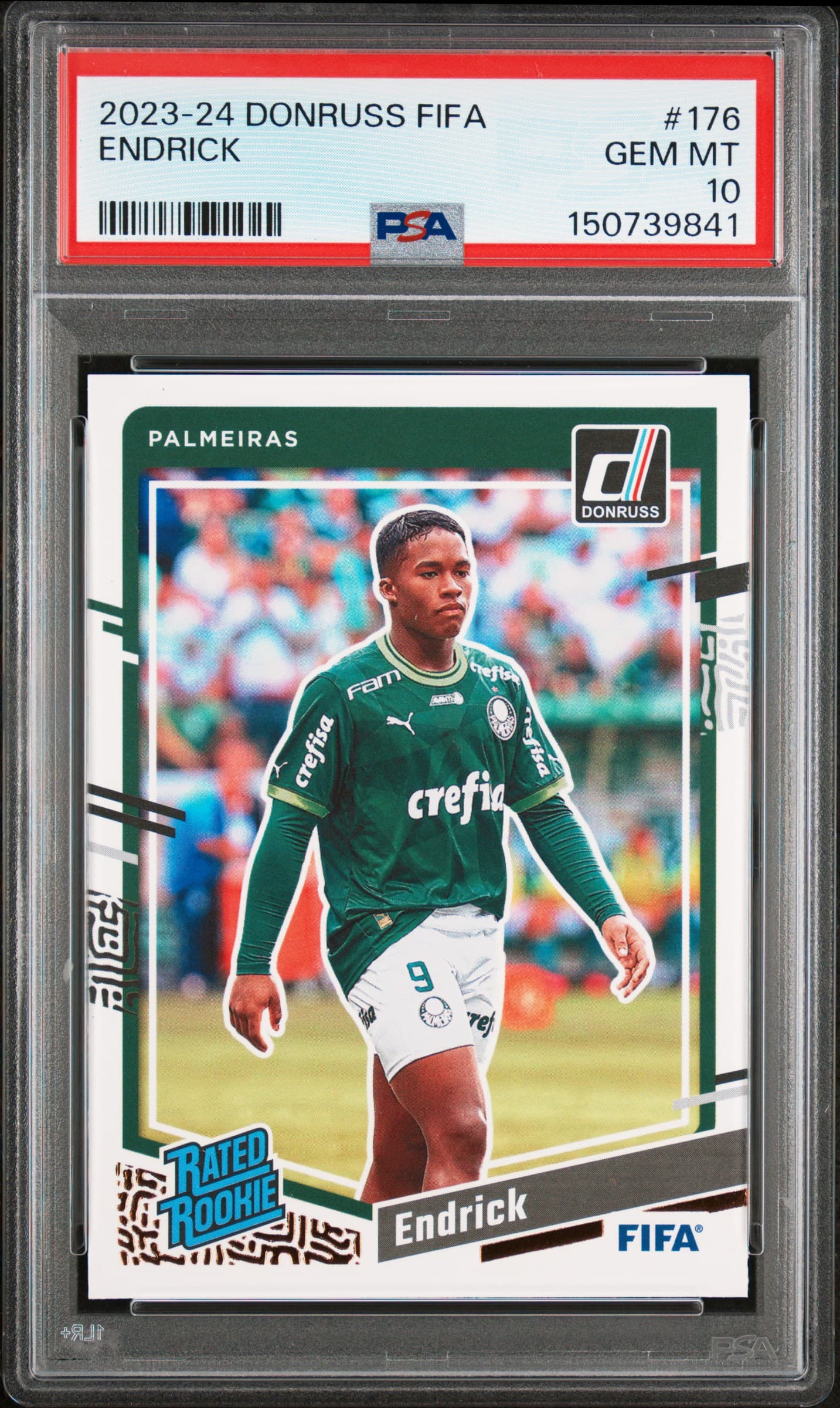 2023-24 PANINI DONRUSS FIFA ENDRICK #176 GEM MT 10 150739841